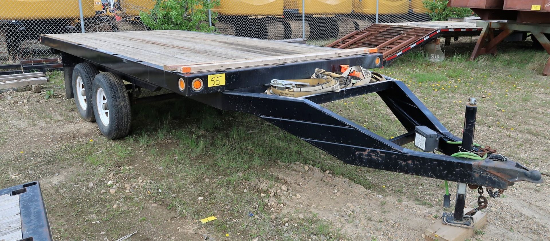 CAYTECK FLAT DECK TRAILER, 16', TANDEN AXLE - Image 2 of 2