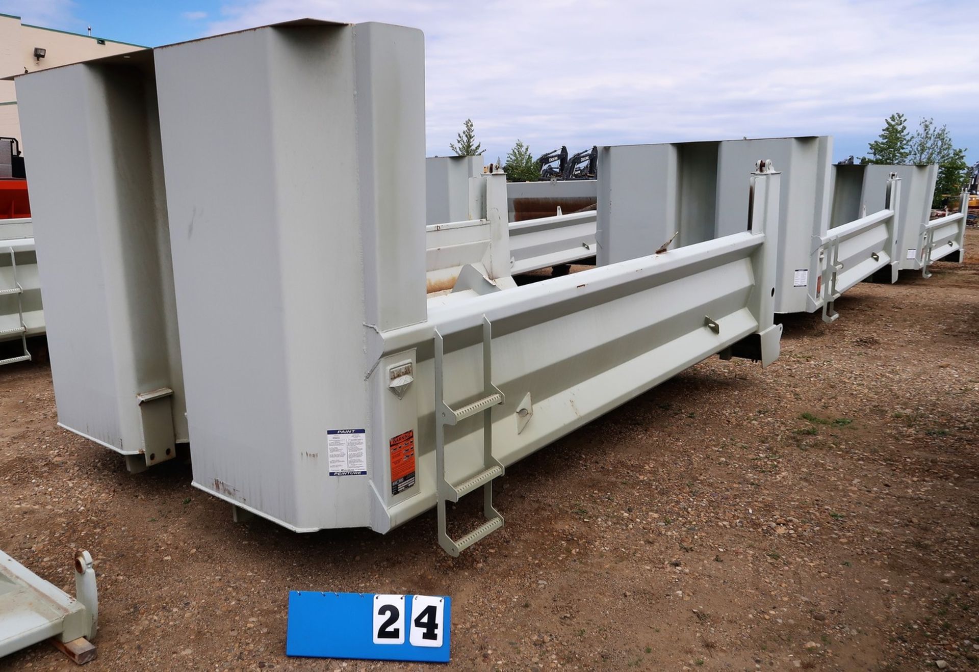 2019 BEAU-ROC STEEL DUMP BOX, MOD. CSM 15' X 30" X 48" C/W END GATE CAB GUARD, DUMP CYLINDER, S/N - Image 2 of 9