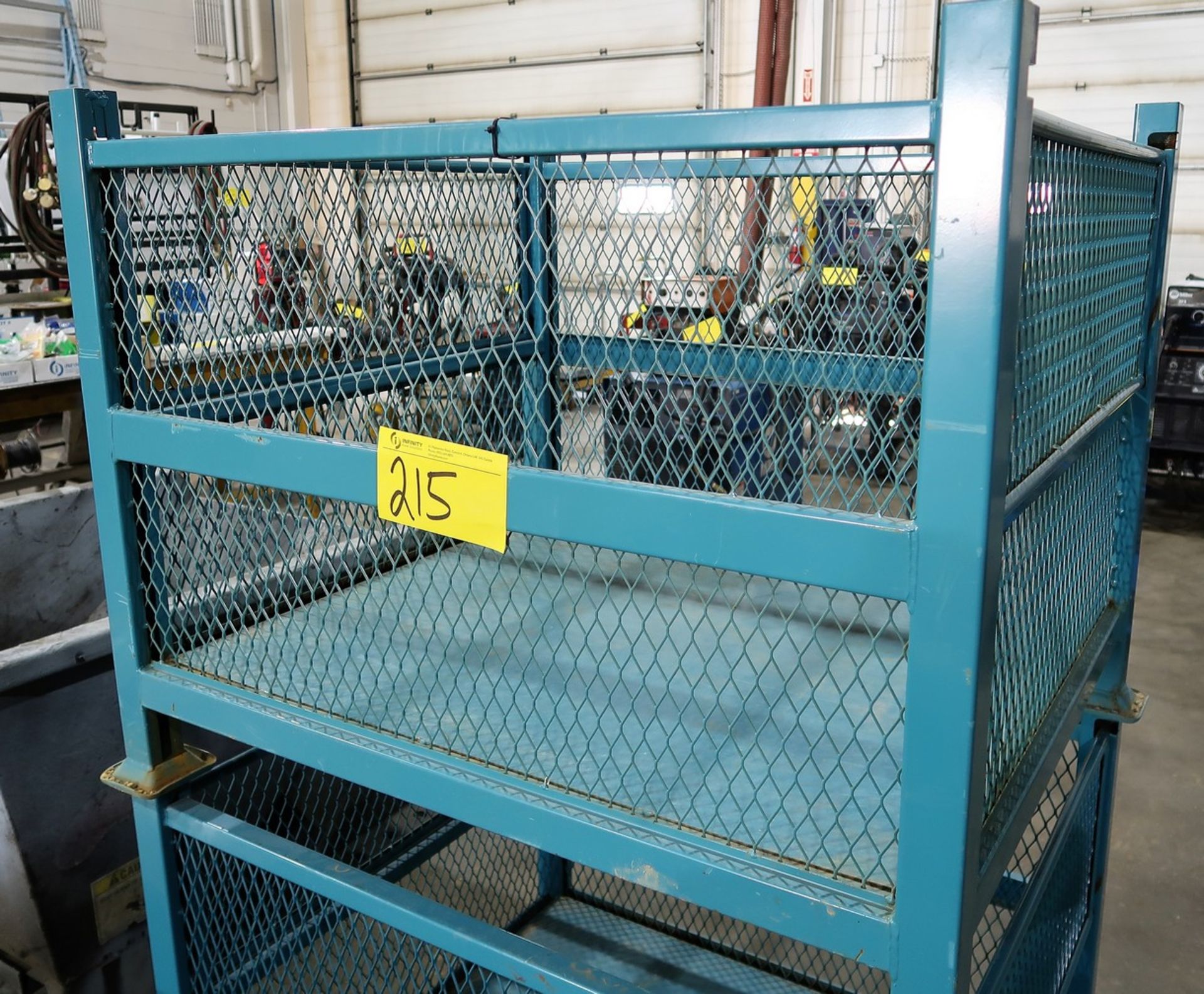 STEEL STORAGE STACKING CAGE