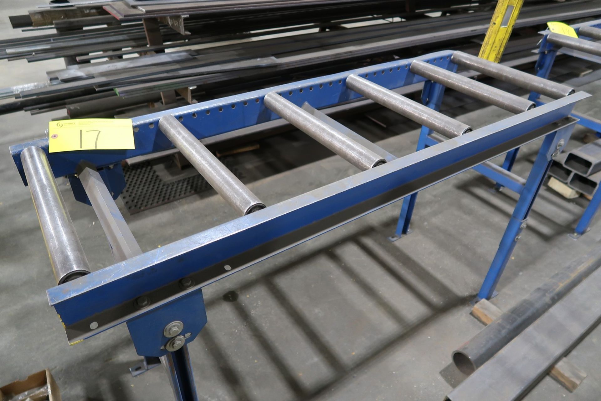 5' SECTION OF ROLLER CONVEYOR