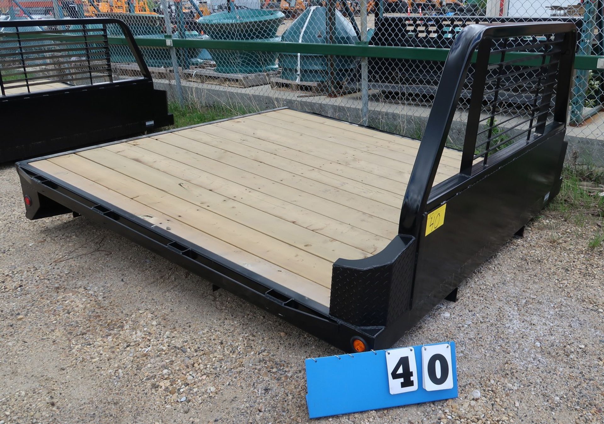 2019 DOUBLE A TRUCK DECK, BOX OFF, 8.5' DECK WOOD DECKING S/N 2DATDAK1048