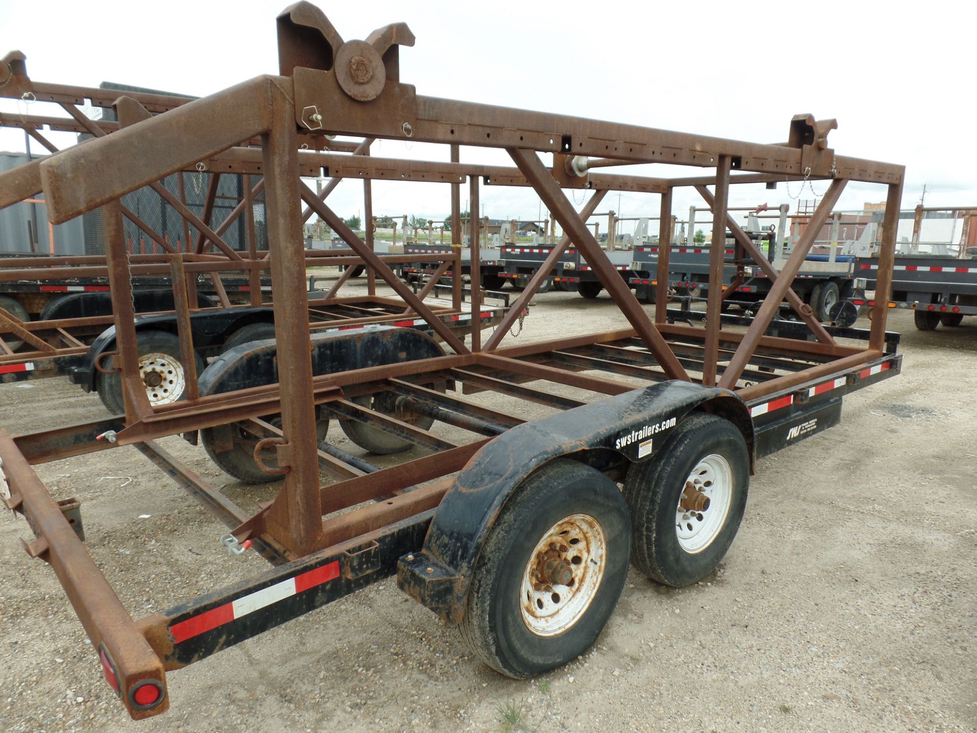 2013 SWS 17.5' TANDEM, REEL TRAILER S/N 4UGFH2023ED024426, T/A, ELEC BRAKES - Image 4 of 4