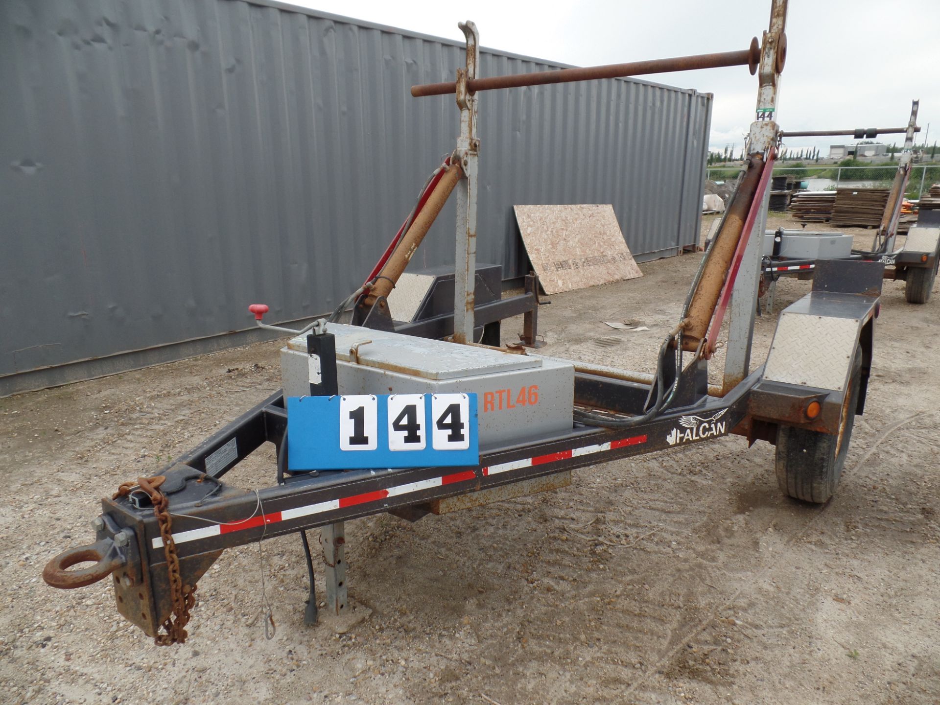 2014 FALCAN MODEL FL170 SELF LOADING REEL TRAILER - S/N 2F9T310L0F6056400