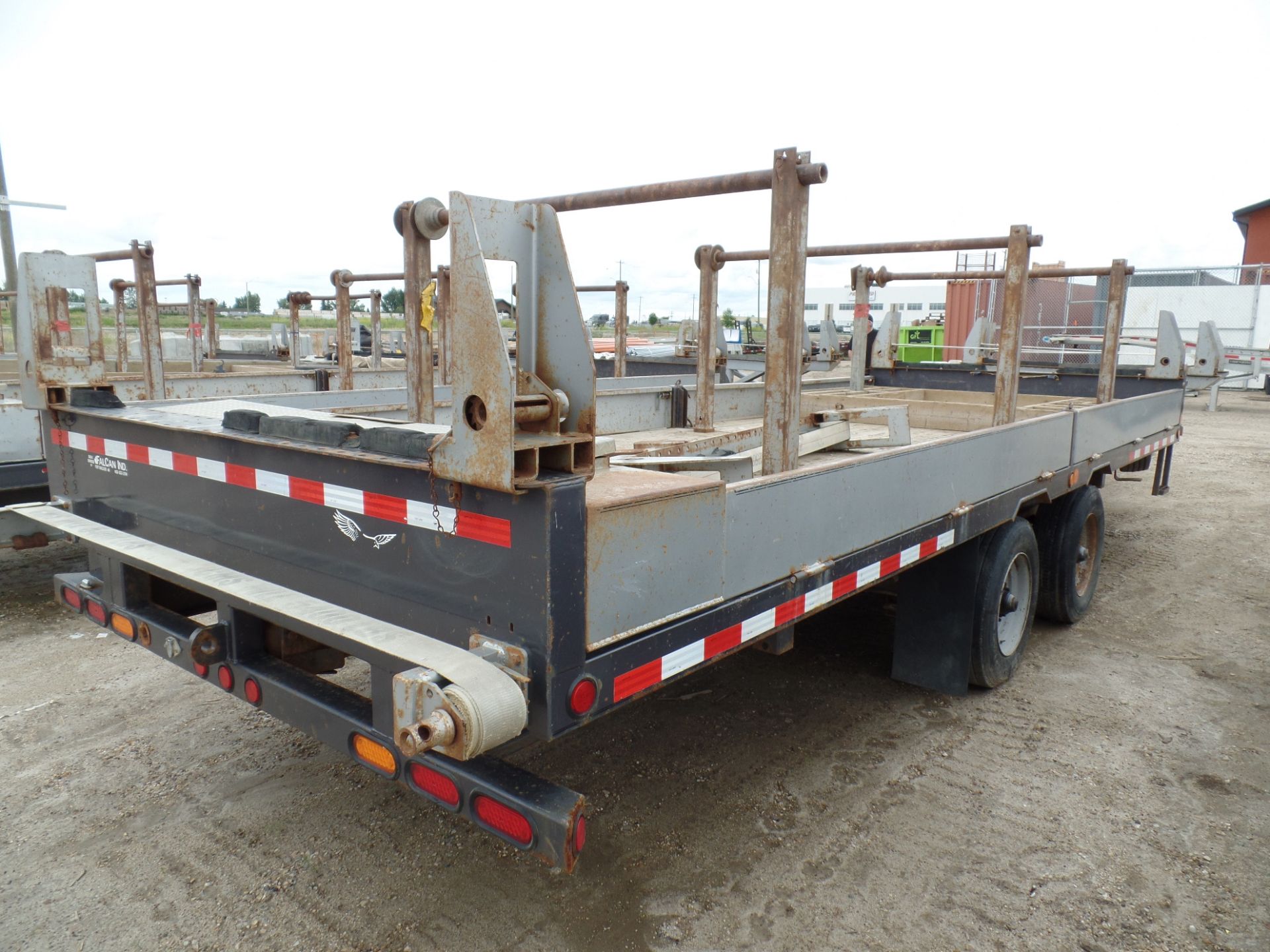 2015 FALCAN. MOD. FH210 POLE TRAILER , 22' T/A, S/N 2F9T322H3G6056529 - Image 6 of 7