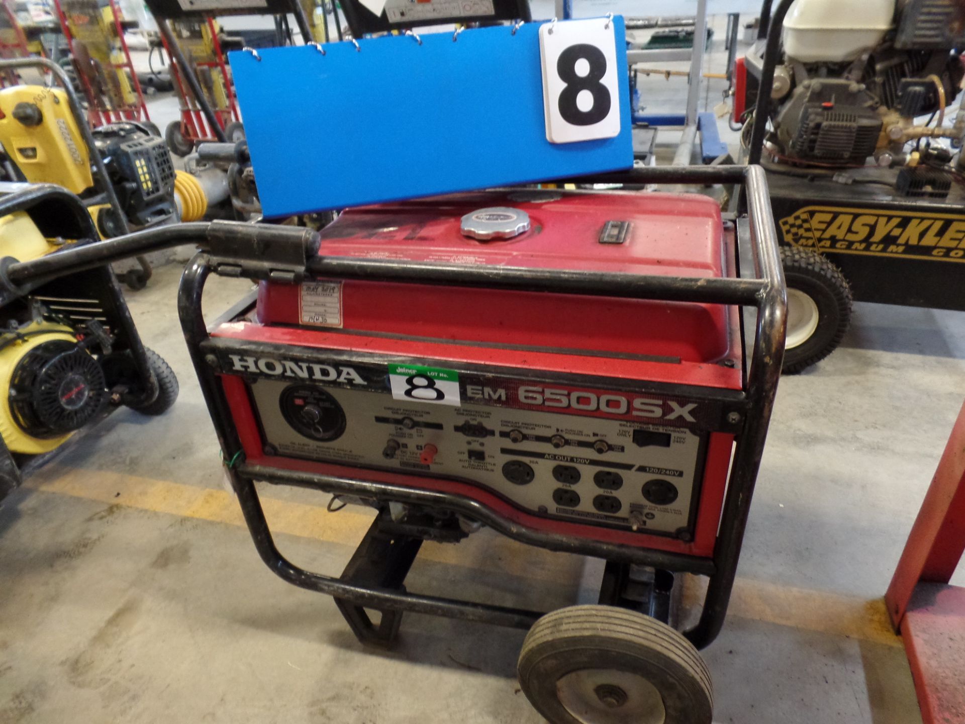 HONDA EM 6500 SX GAS GENERATOR