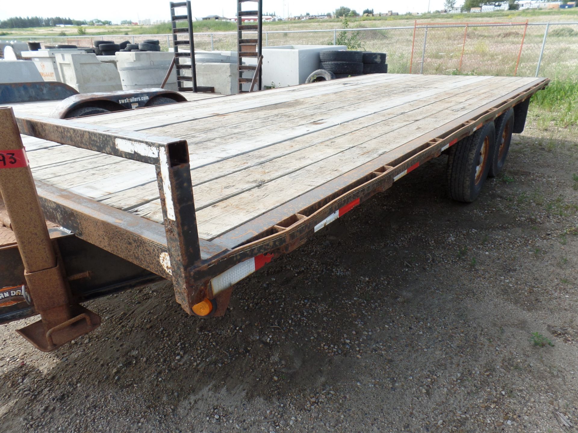 EQUIPMENT TRAILER, 20' T/A, ELEC. BRAKES, VIN: 2R9DS72D07W682475 - Image 4 of 7