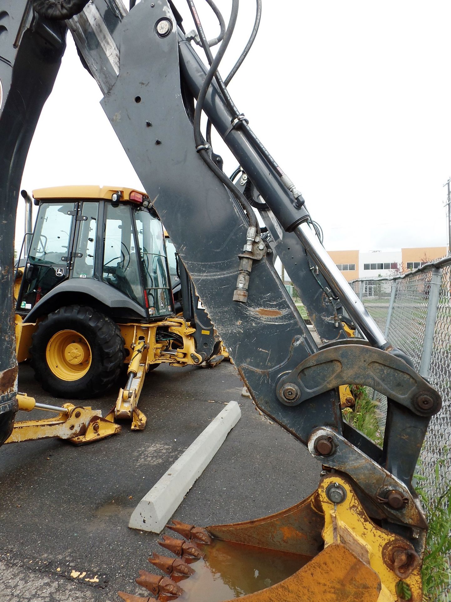 2014 JOHN DEERE BACKHOE, MOD. 310SK, 4X4, A/C CAB, EXTENDAHOE W/BUCKET, 4,599 HRS, S/N - Image 5 of 13