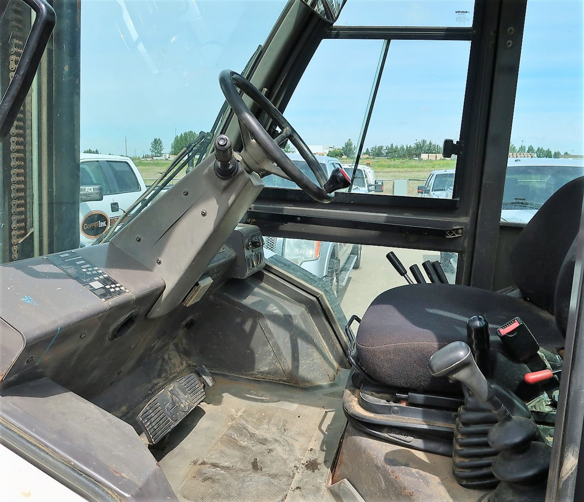 2008 MANITOU FORKLIFT, MODEL M50-4, DIESEL, 23,931 HRS., SIDE SHIFT, POSITIONING FORKS, S/N 261191 - Image 7 of 7