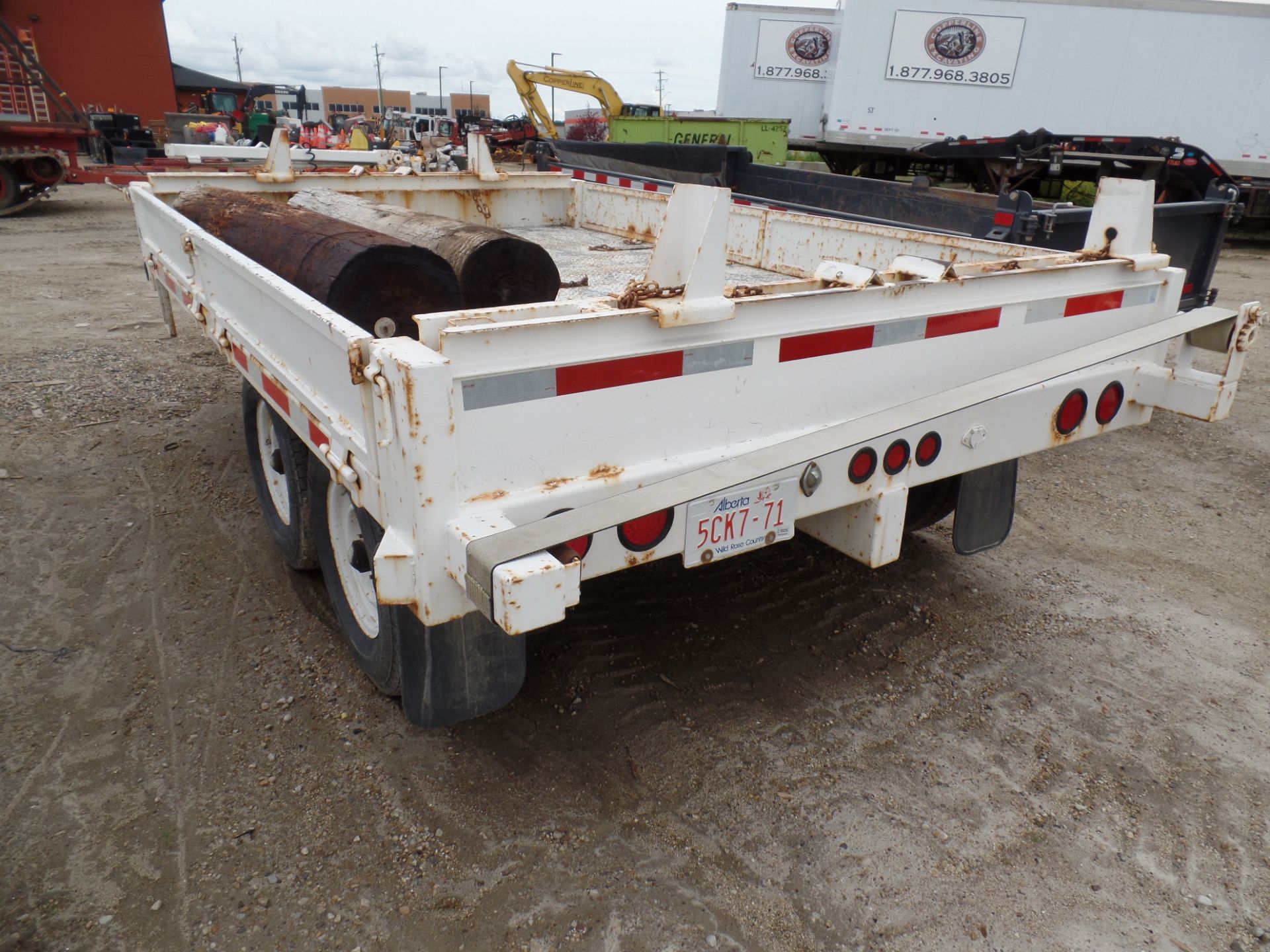 POLE TRAILER - 141" BOX, ELEC BRAKES, T/A, 25'6" OVERALL LENGTH, VIN: 1B9PS1221M274080 - Image 5 of 7