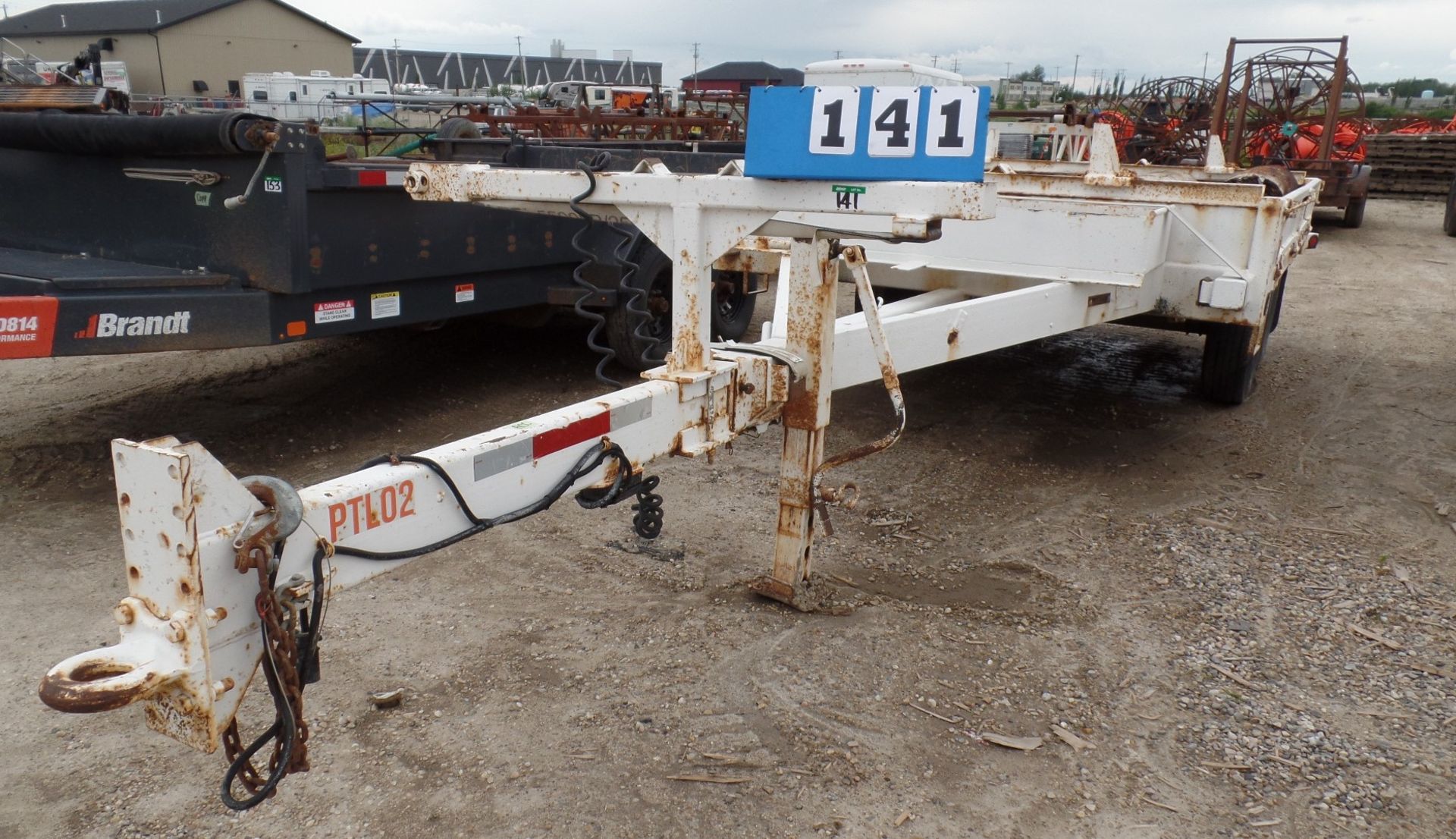 POLE TRAILER - 141" BOX, ELEC BRAKES, T/A, 25'6" OVERALL LENGTH, VIN: 1B9PS1221M274080