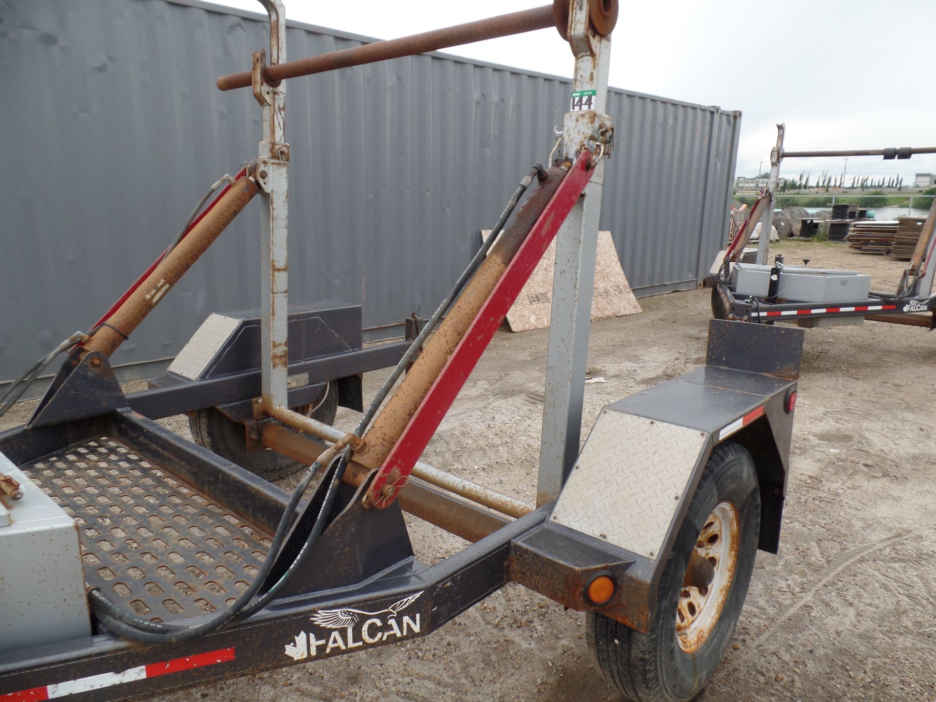 2014 FALCAN MODEL FL170 SELF LOADING REEL TRAILER - S/N 2F9T310L0F6056400 - Image 3 of 6