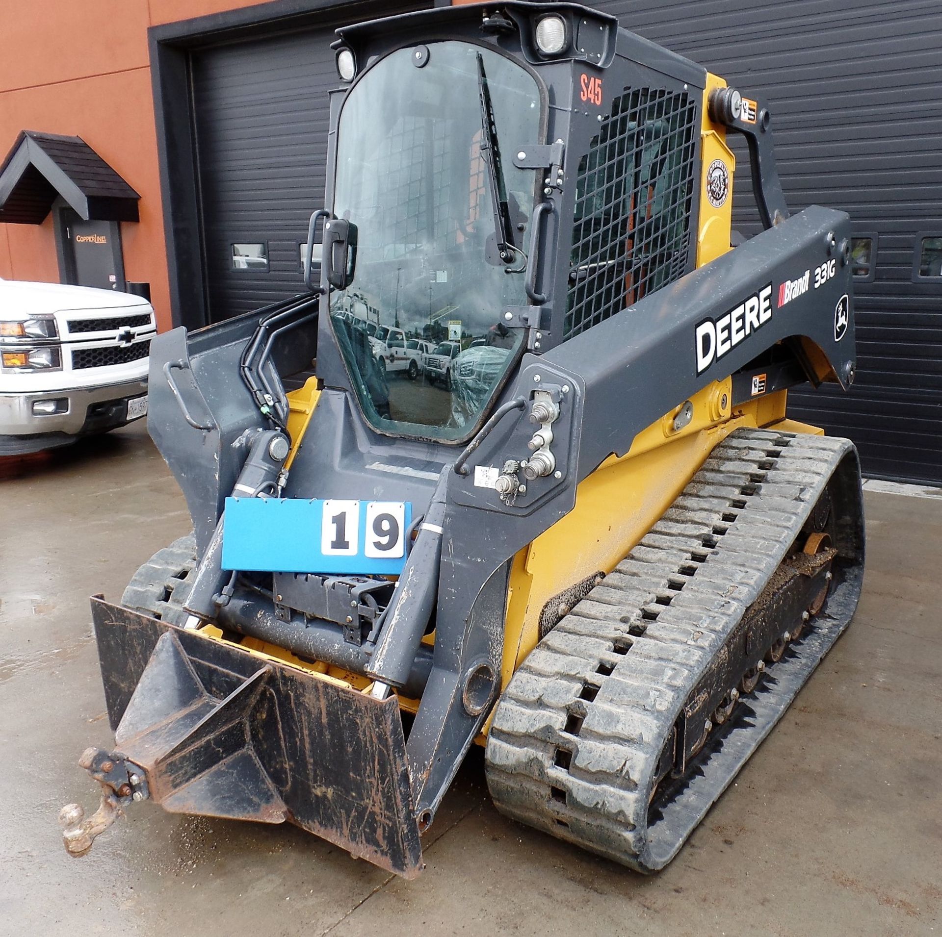 2018 JOHN DEERE MOD. 331G SKID STEER, HY Q/C, AUX HYD, A/C CAB, 1,132 HRS, S/N 1T0331GKCJE3250 - - Image 2 of 9