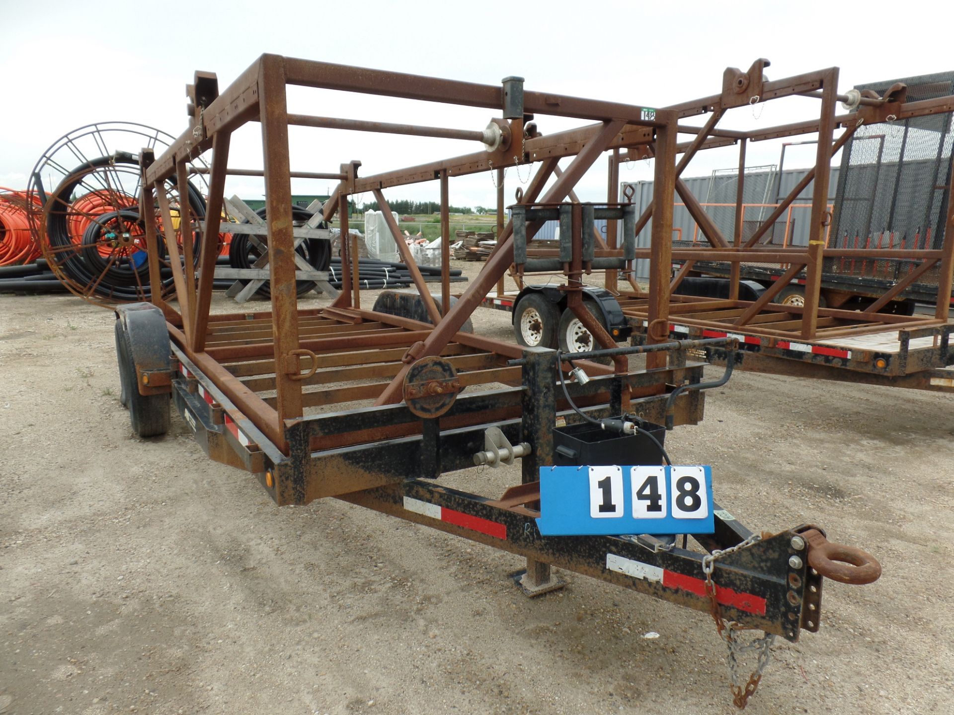 2013 SWS 17.5' TANDEM, REEL TRAILER S/N 4UGFH2023ED024426, T/A, ELEC BRAKES - Image 2 of 4