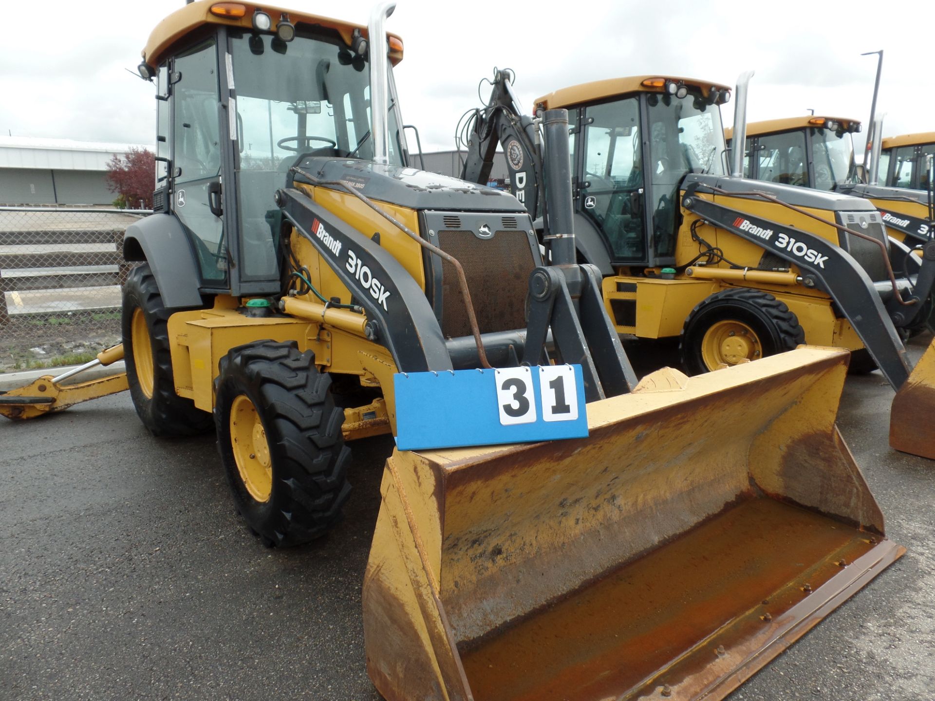 2014 JOHN DEERE BACKHOE, MOD. 310SK, 4X4, A/C CAB, EXTENDAHOE W/BUCKET, 4,093 HRS, S/N - Image 2 of 11