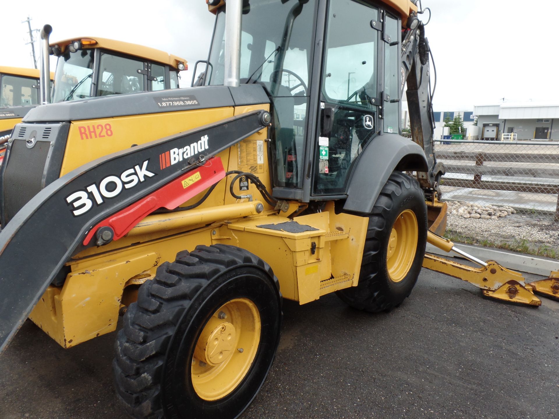 2014 JOHN DEERE BACKHOE, MOD. 310SK, 4X4, A/C CAB, EXTENDAHOE W/BUCKET, 4,599 HRS, S/N - Image 3 of 13