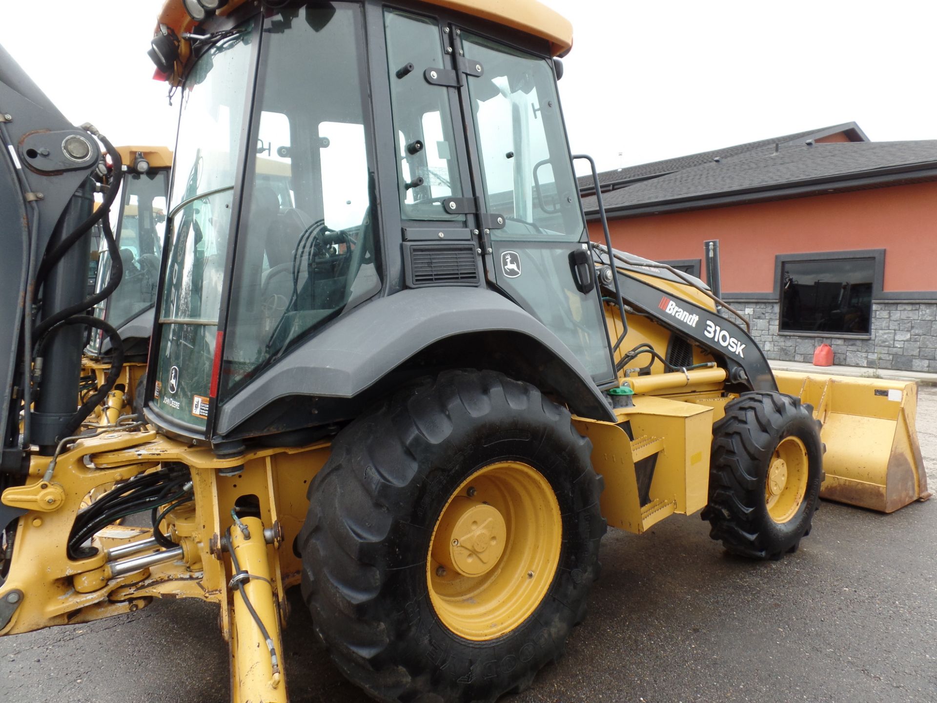 2014 JOHN DEERE BACKHOE, MOD. 310SK, 4X4, A/C CAB, EXTENDAHOE W/BUCKET, 4,093 HRS, S/N - Image 9 of 11