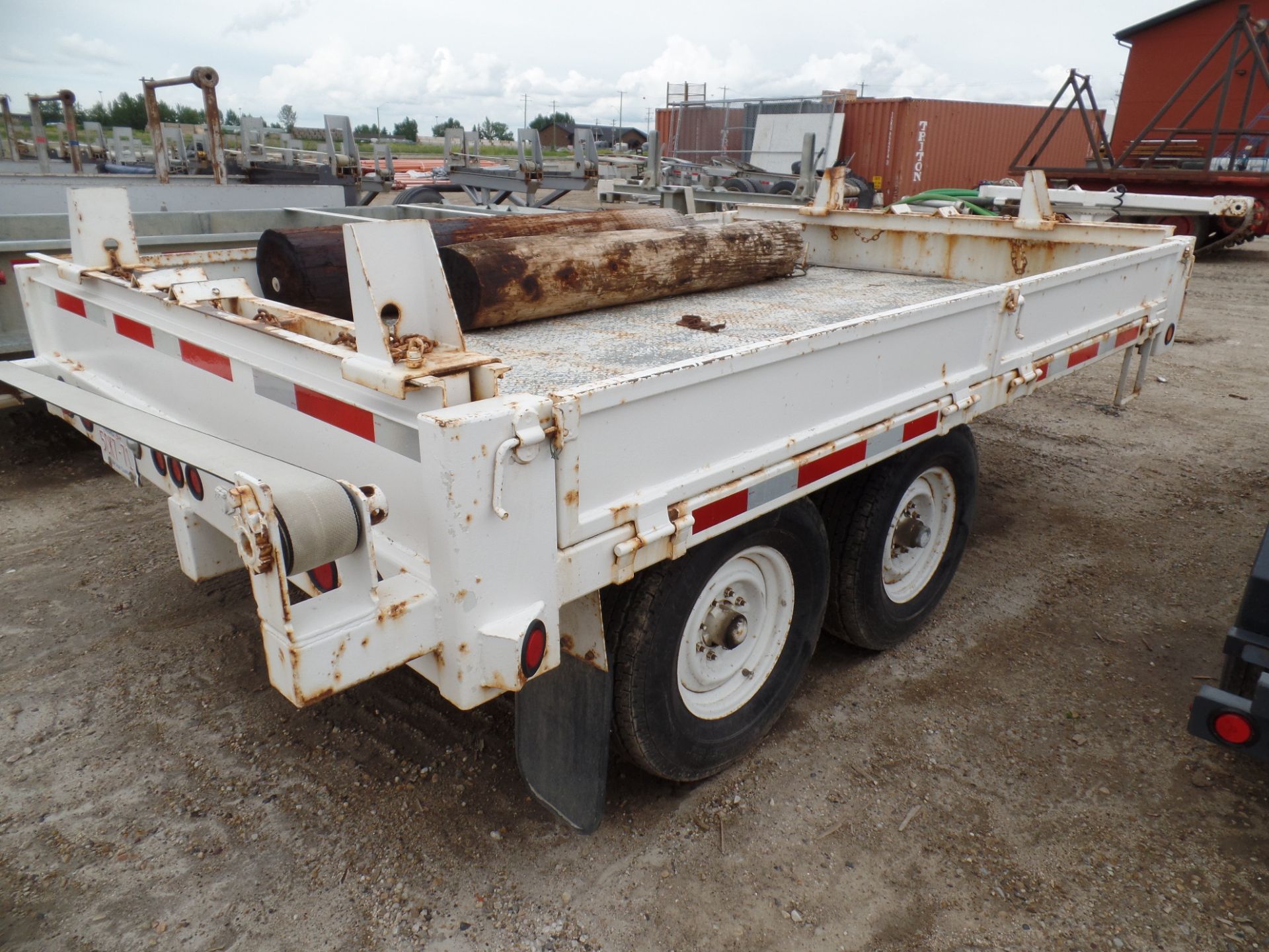 POLE TRAILER - 141" BOX, ELEC BRAKES, T/A, 25'6" OVERALL LENGTH, VIN: 1B9PS1221M274080 - Image 6 of 7