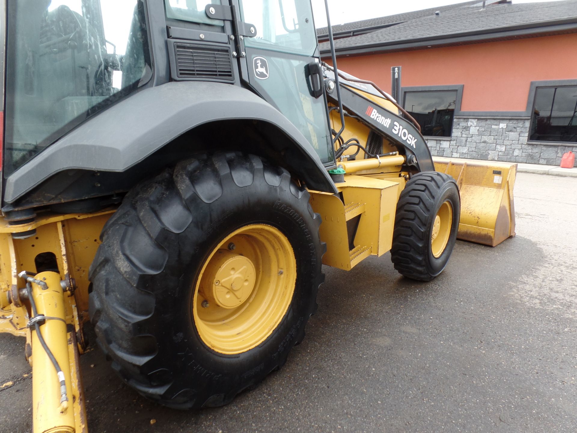 2014 JOHN DEERE BACKHOE, MOD. 310SK, 4X4, A/C CAB, EXTENDAHOE W/BUCKET, 4,599 HRS, S/N - Image 9 of 13