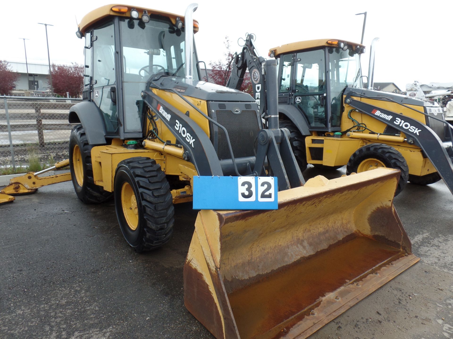 2014 JOHN DEERE BACKHOE, MOD. 310SK, 4X4, A/C CAB, EXTENDAHOE W/BUCKET, 4,446 HRS, S/N - Image 2 of 14