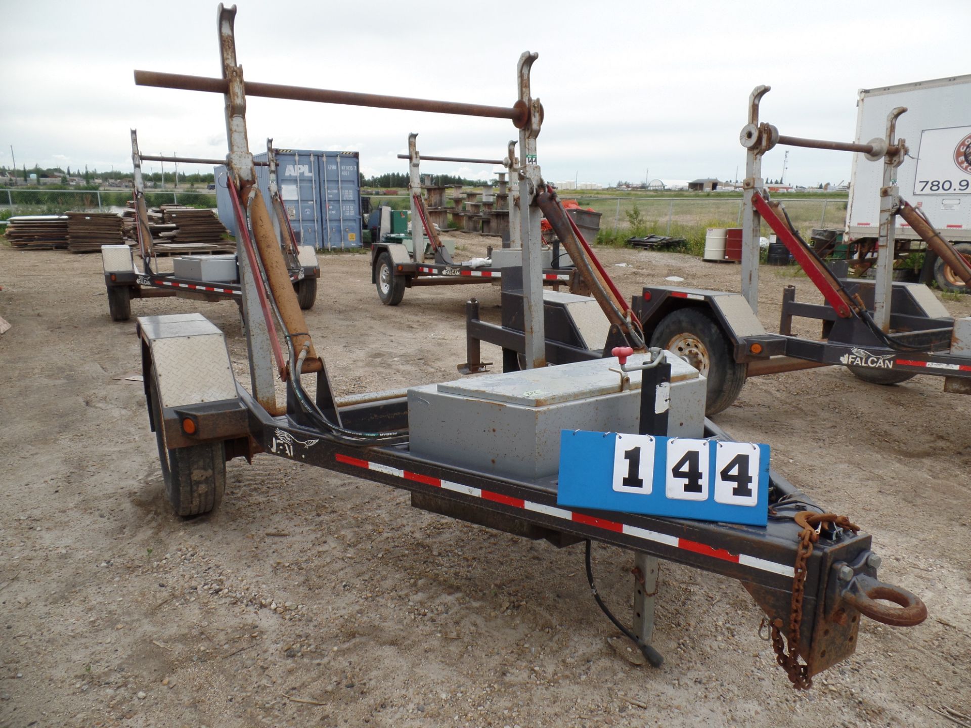 2014 FALCAN MODEL FL170 SELF LOADING REEL TRAILER - S/N 2F9T310L0F6056400 - Image 2 of 6