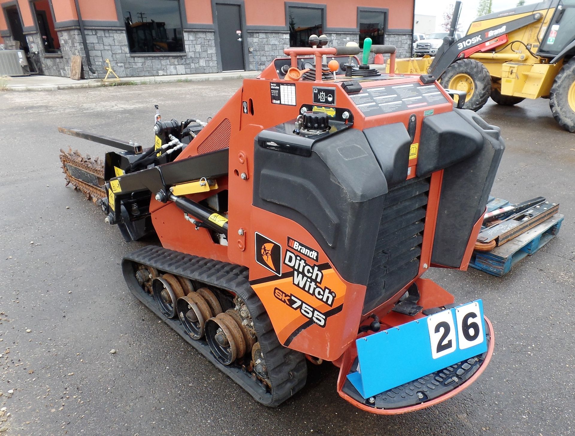 2017 DITCH WITCH SK755 WALK BEHIND MULTI TERRAIN, HYD, Q/C, BUCKET, 123 HRS, S/N - Image 6 of 10