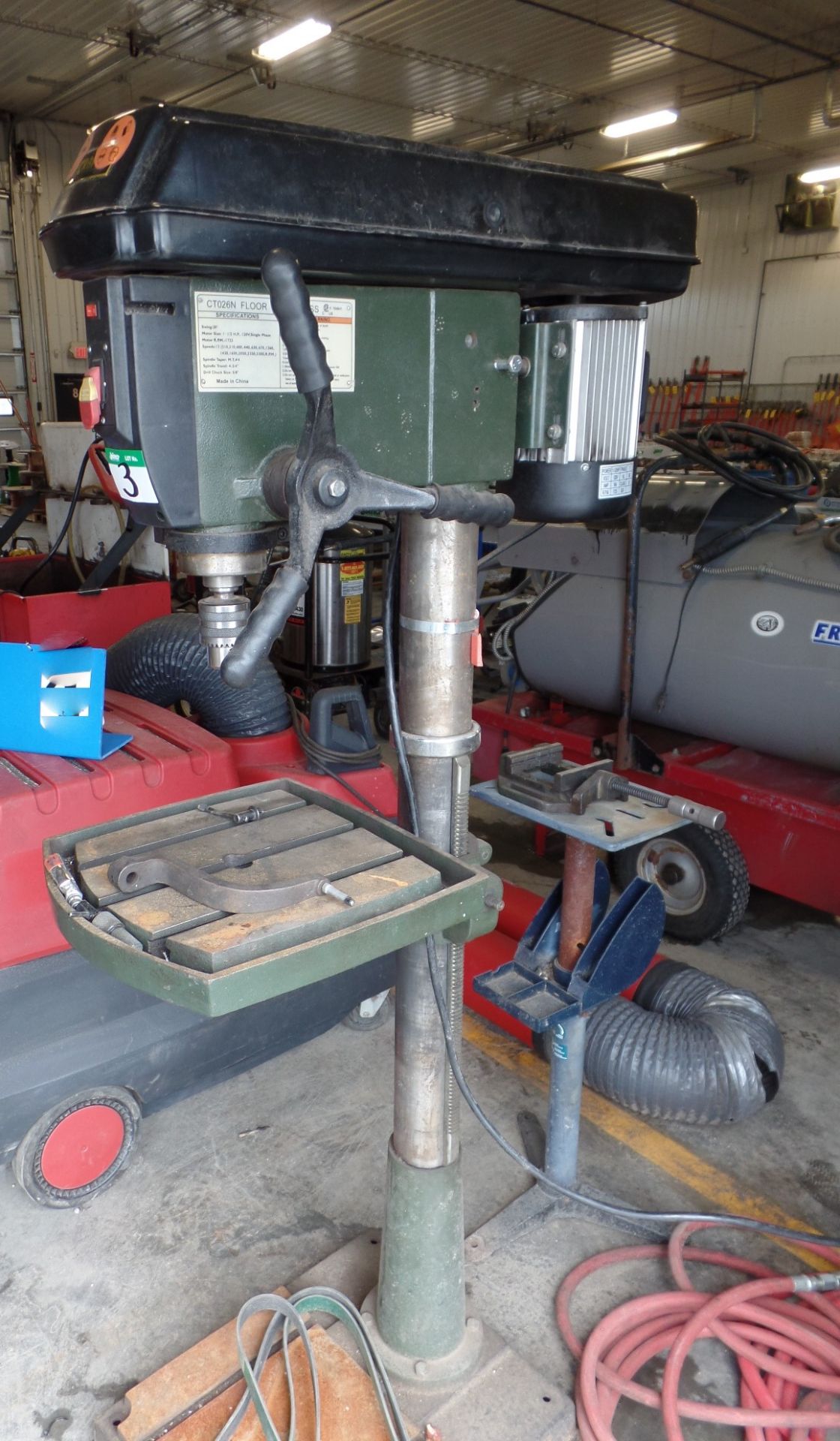 CTO2N FLOOR DRILL PRESS 1.5 HP/120V, # TAPER, 5/8" CHUCK - Image 3 of 3