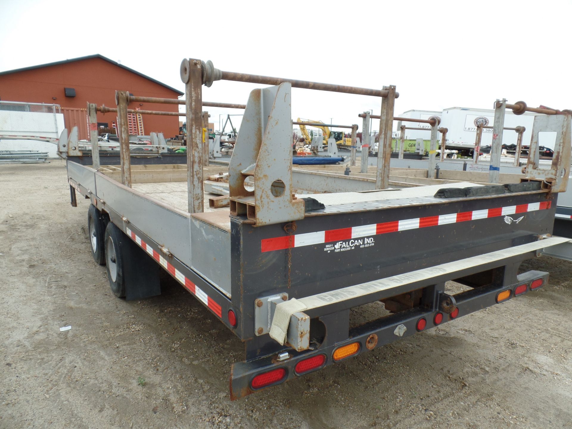 2015 FALCAN. MOD. FH210 POLE TRAILER , 22' T/A, S/N 2F9T322H3G6056529 - Image 5 of 7