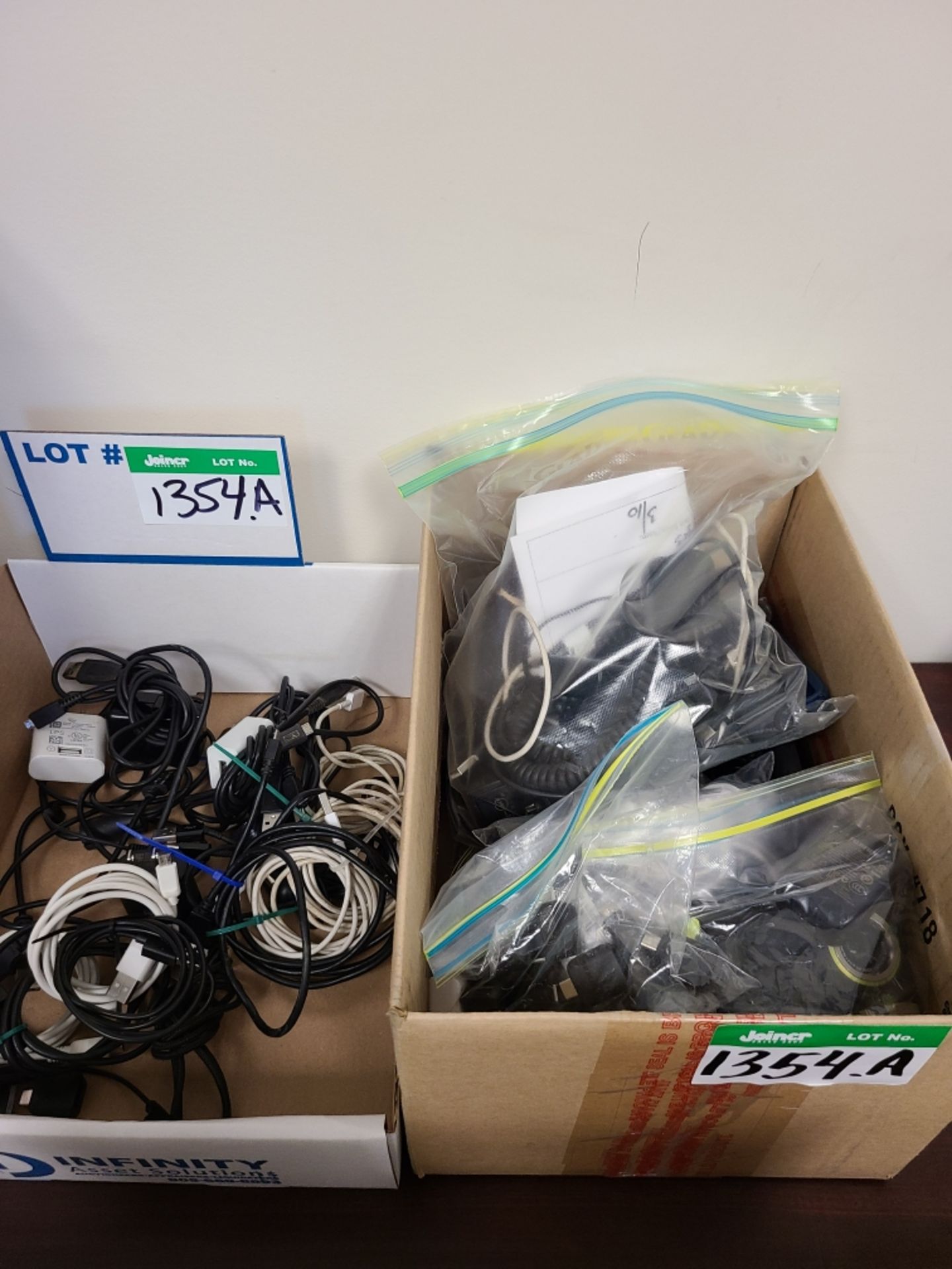 (2) BOXES OF CELL PHONE ACCESSORIES