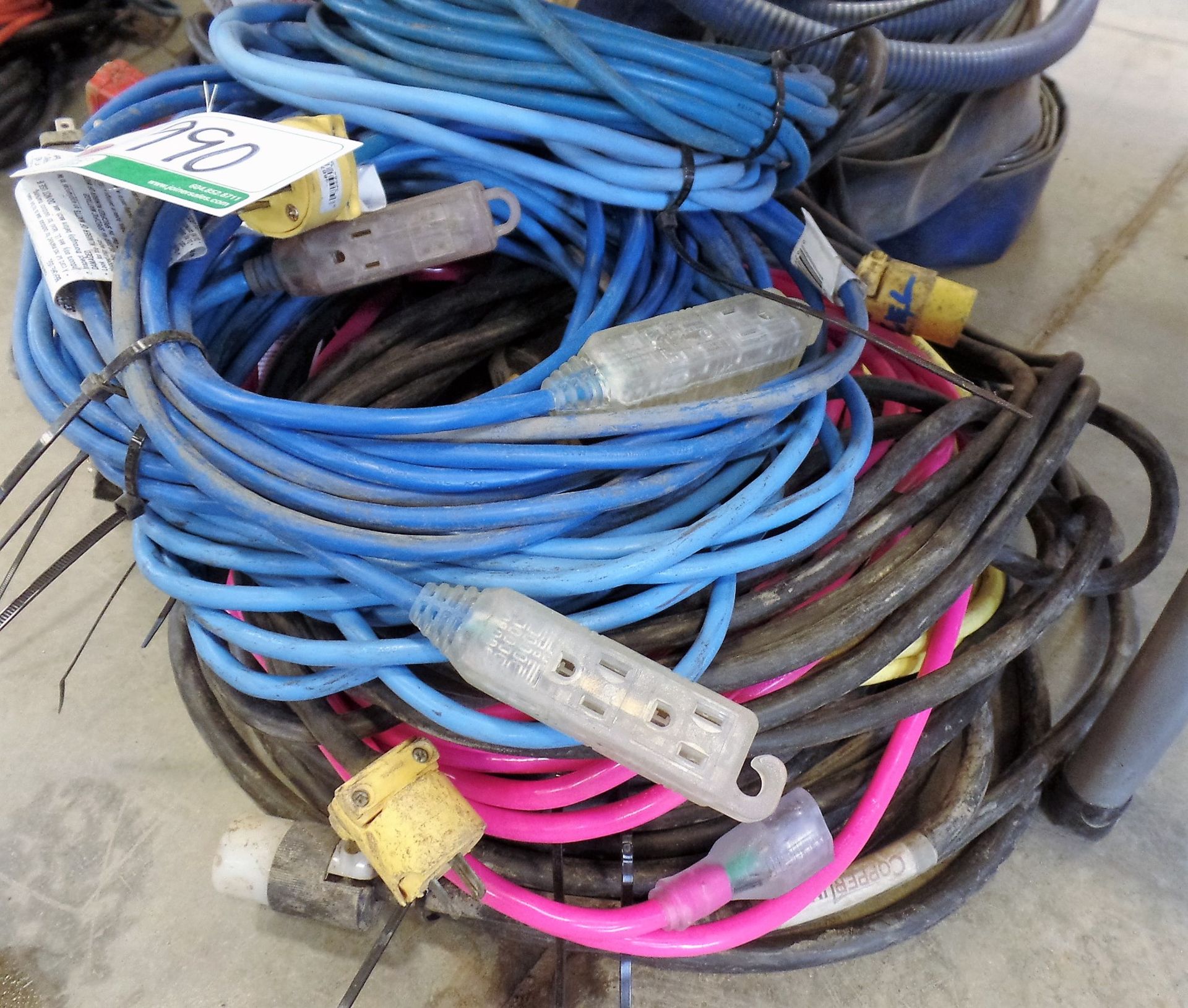 LOT OF ELEC. EXTENSION CORDS - Image 2 of 2