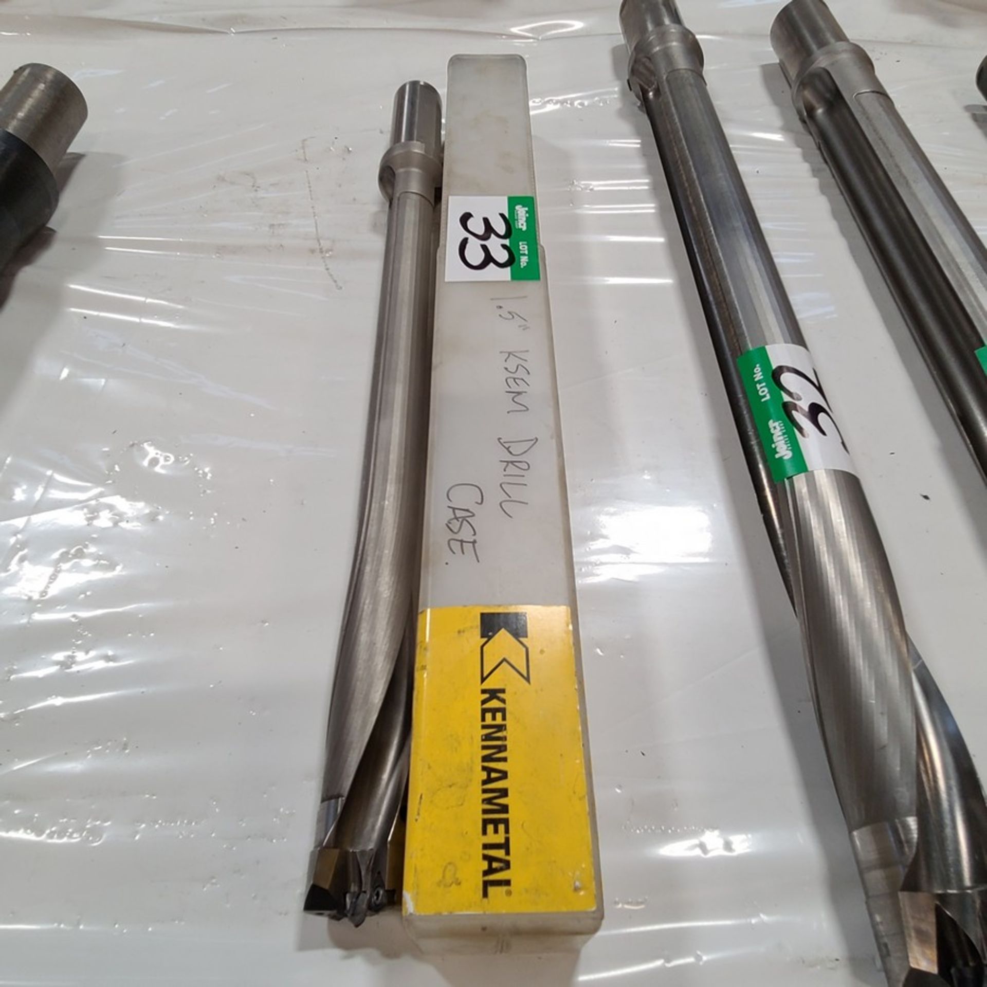 KENNAMETAL FDS 36 MODULAR DRILL, STRAIGHT FLUTE 1.5" DIA. X 18" - (KPLUS SHANK 10SD NG-36MM)