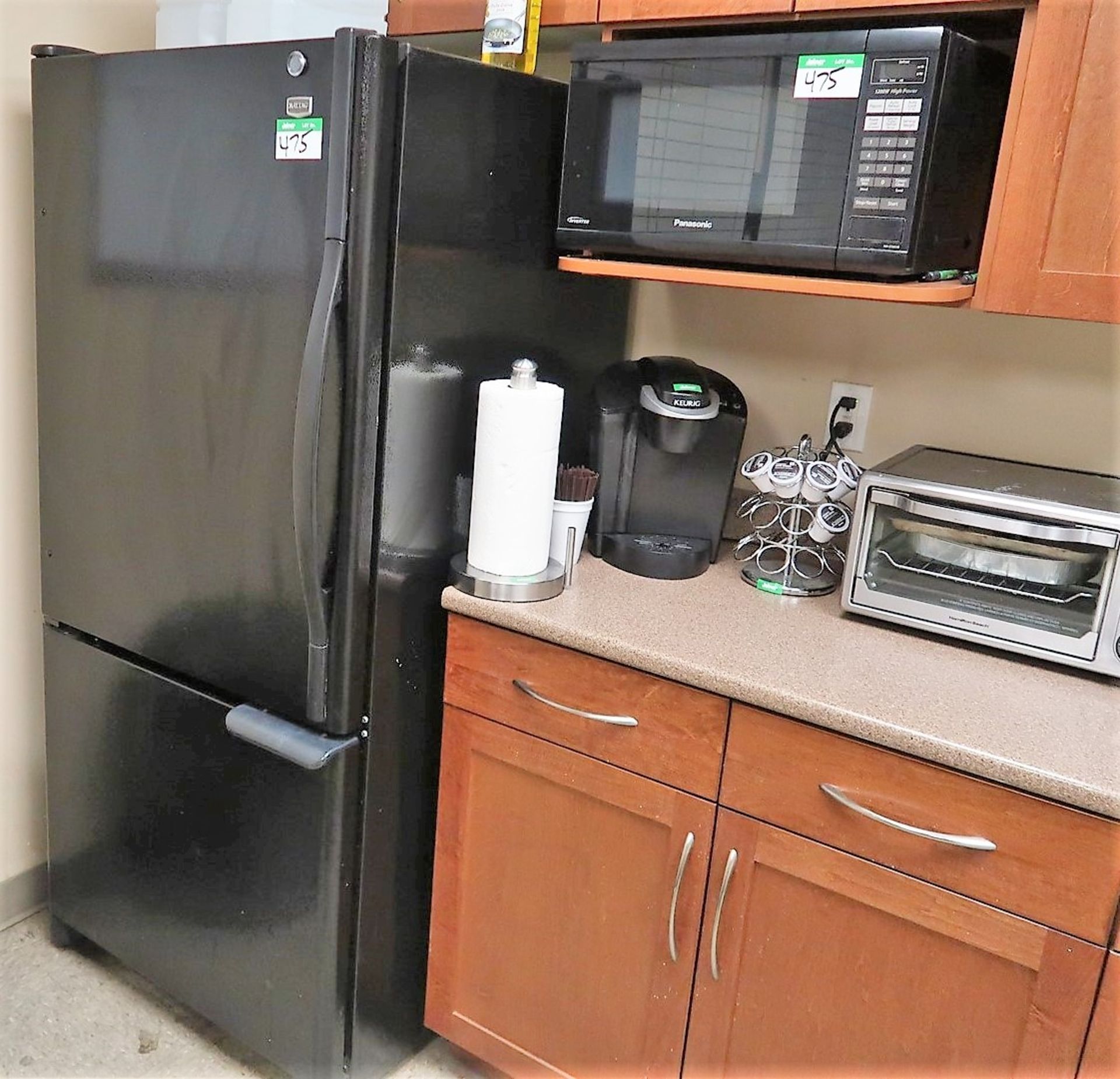 MAYTAG FRIDGE & PANASONIC MICROWAVE (LATE DELIVERY)