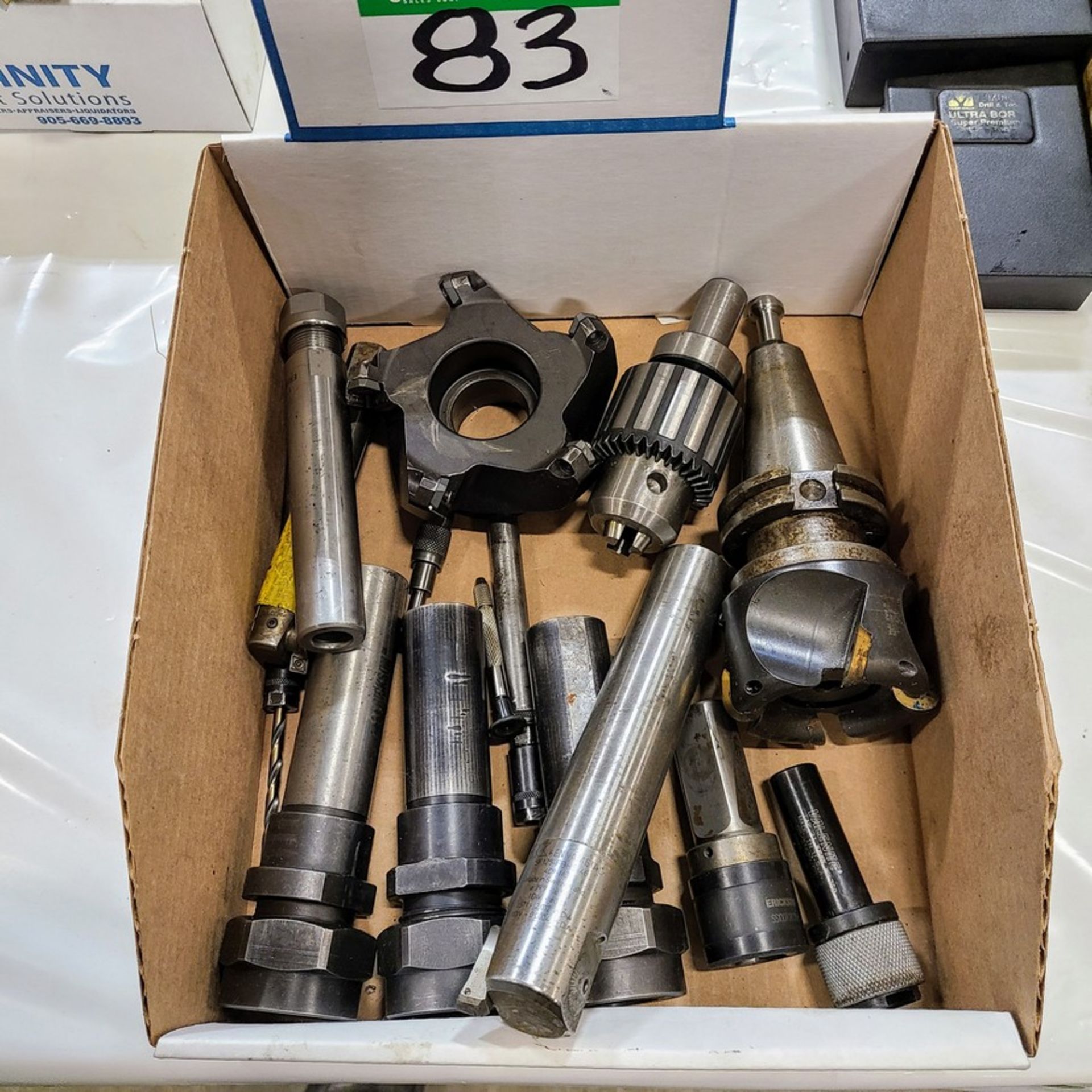 LOT OF CAT 40 TOOL HOLDERS