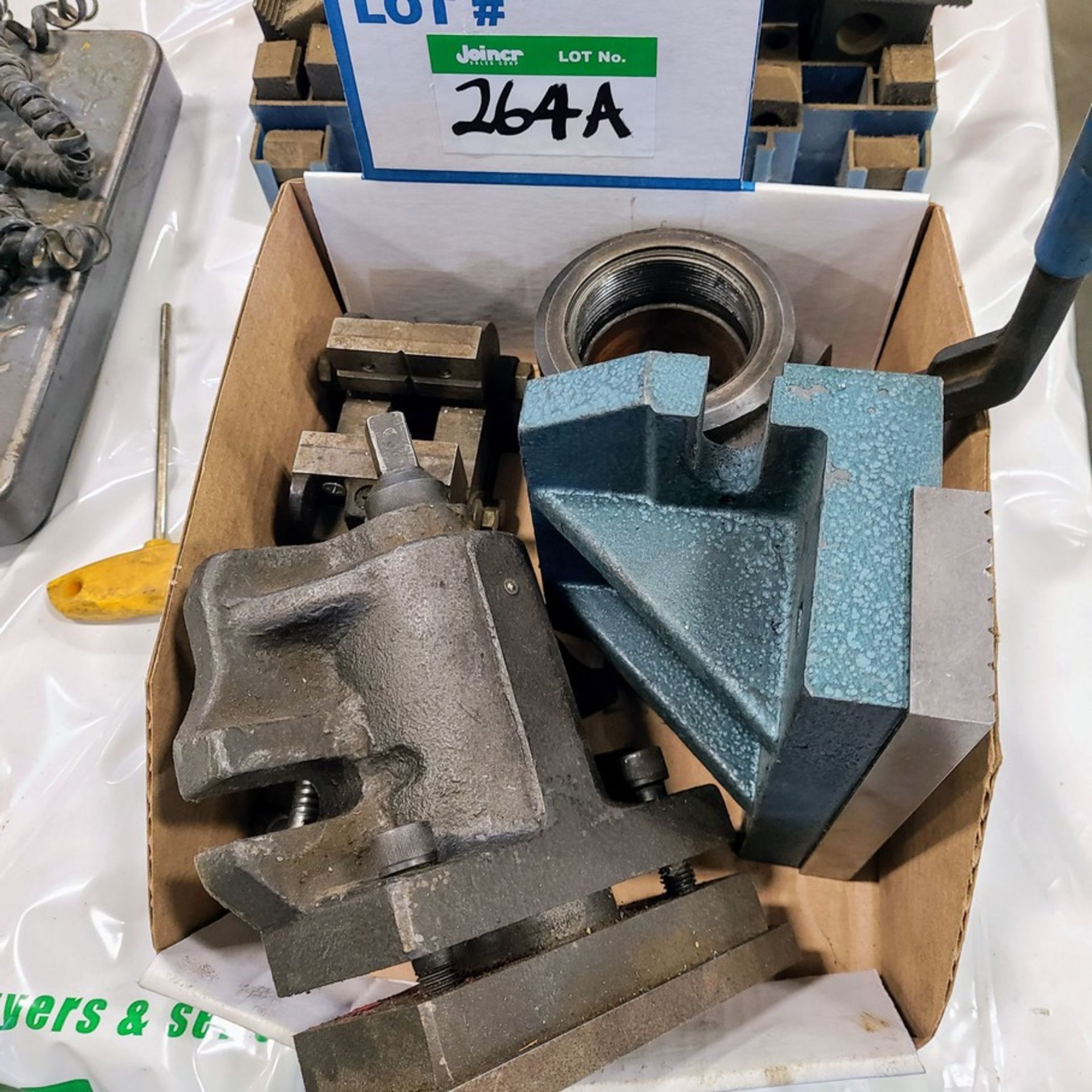 BOX OF MACHINE VISE PARTS