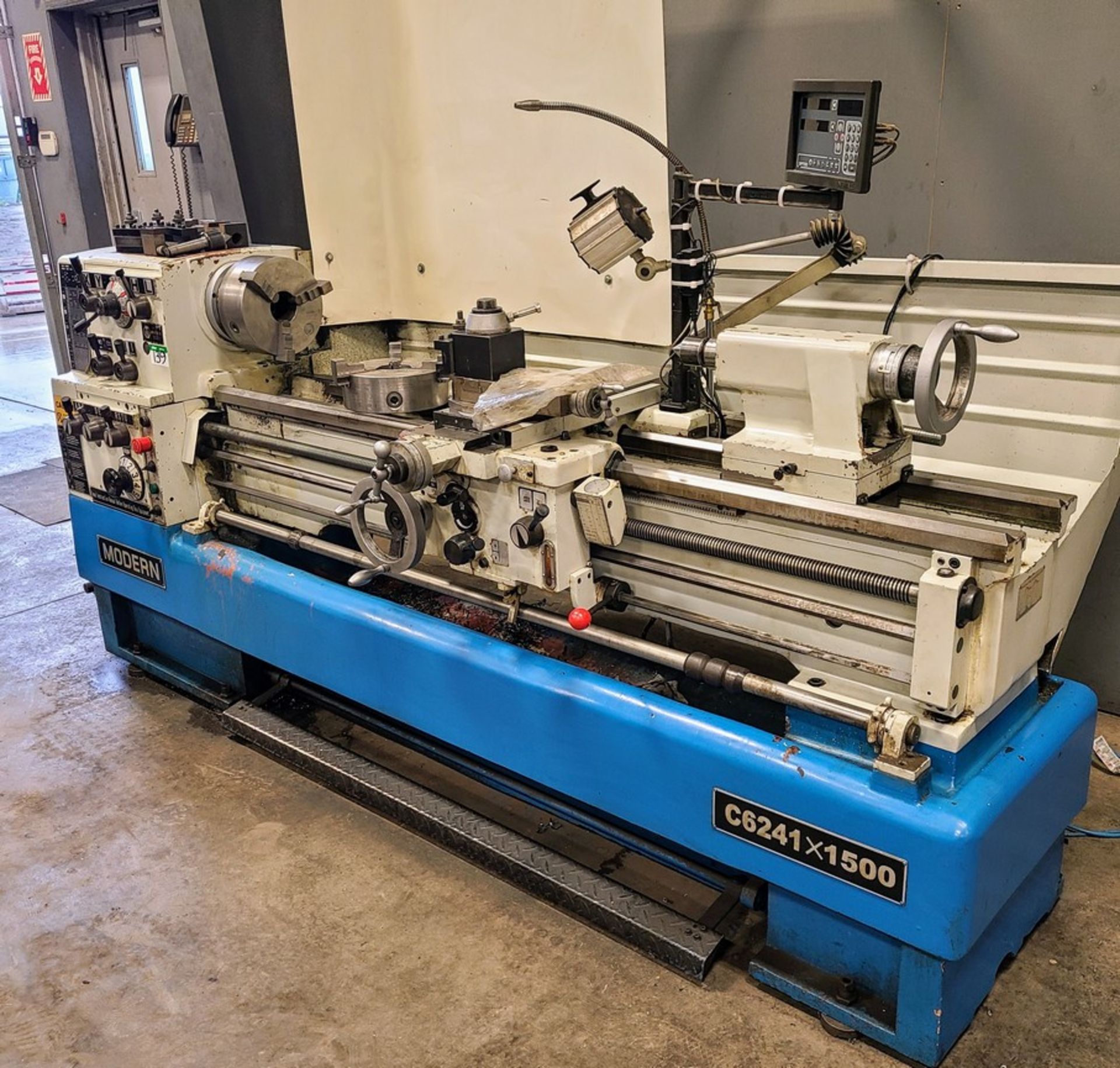 2005 MODERN 16" X 60" MODEL C6241X1500 LATHE, S/N 510802, DRO, 3-JAW CHUCK, TAILSTOCK, TOOL POST