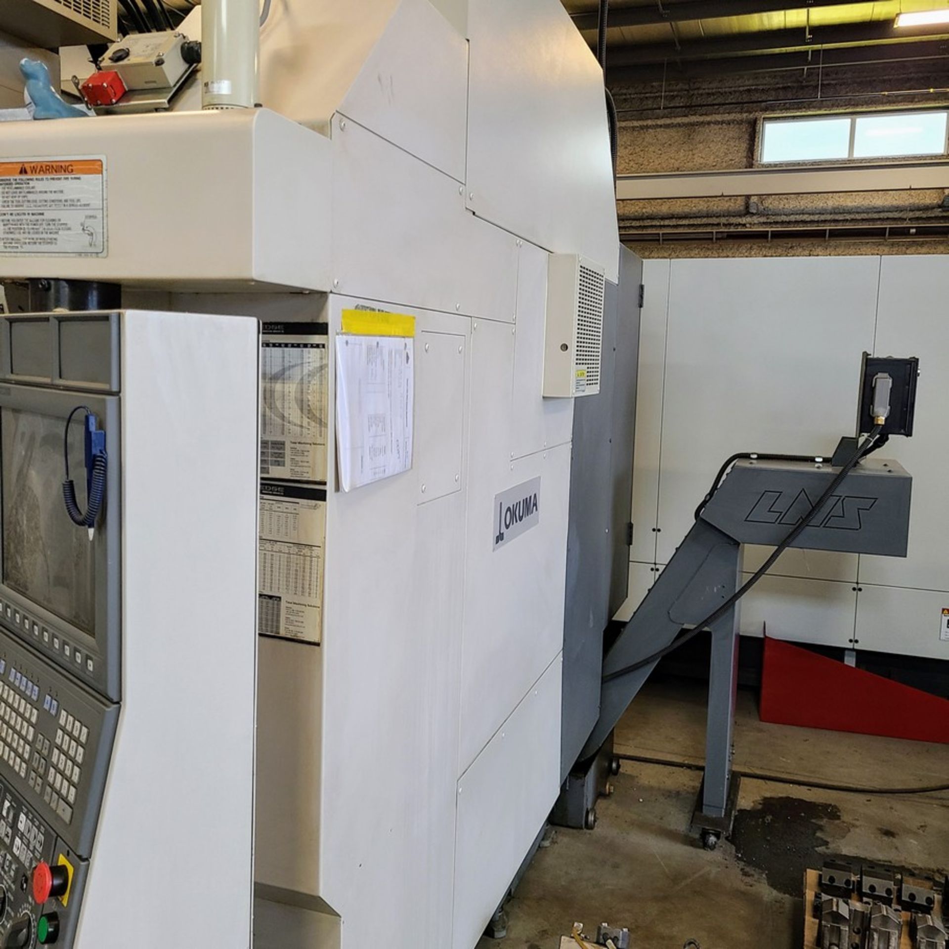 2011 OKUMA GENOS M560-V CNC High Speed Vertical Machining Center,Travels: 41” x22”x 18” Table Size - Image 9 of 13