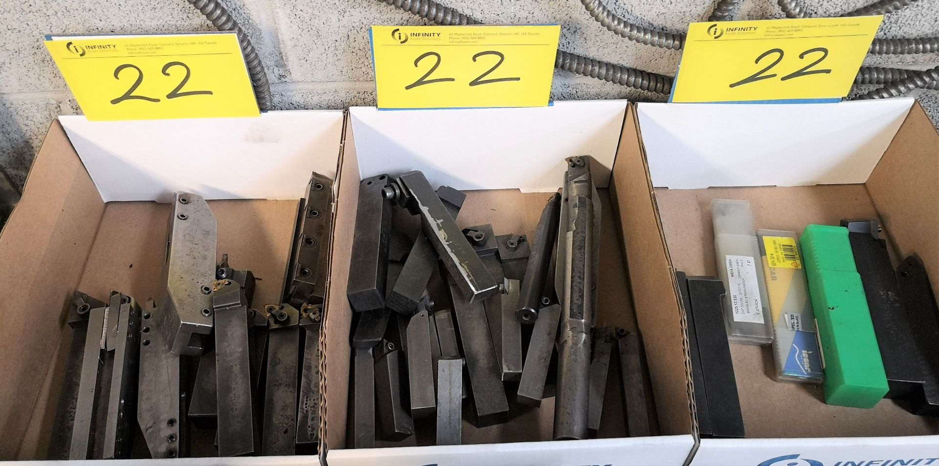 LOT (3) BOXES ASST. TOOLING