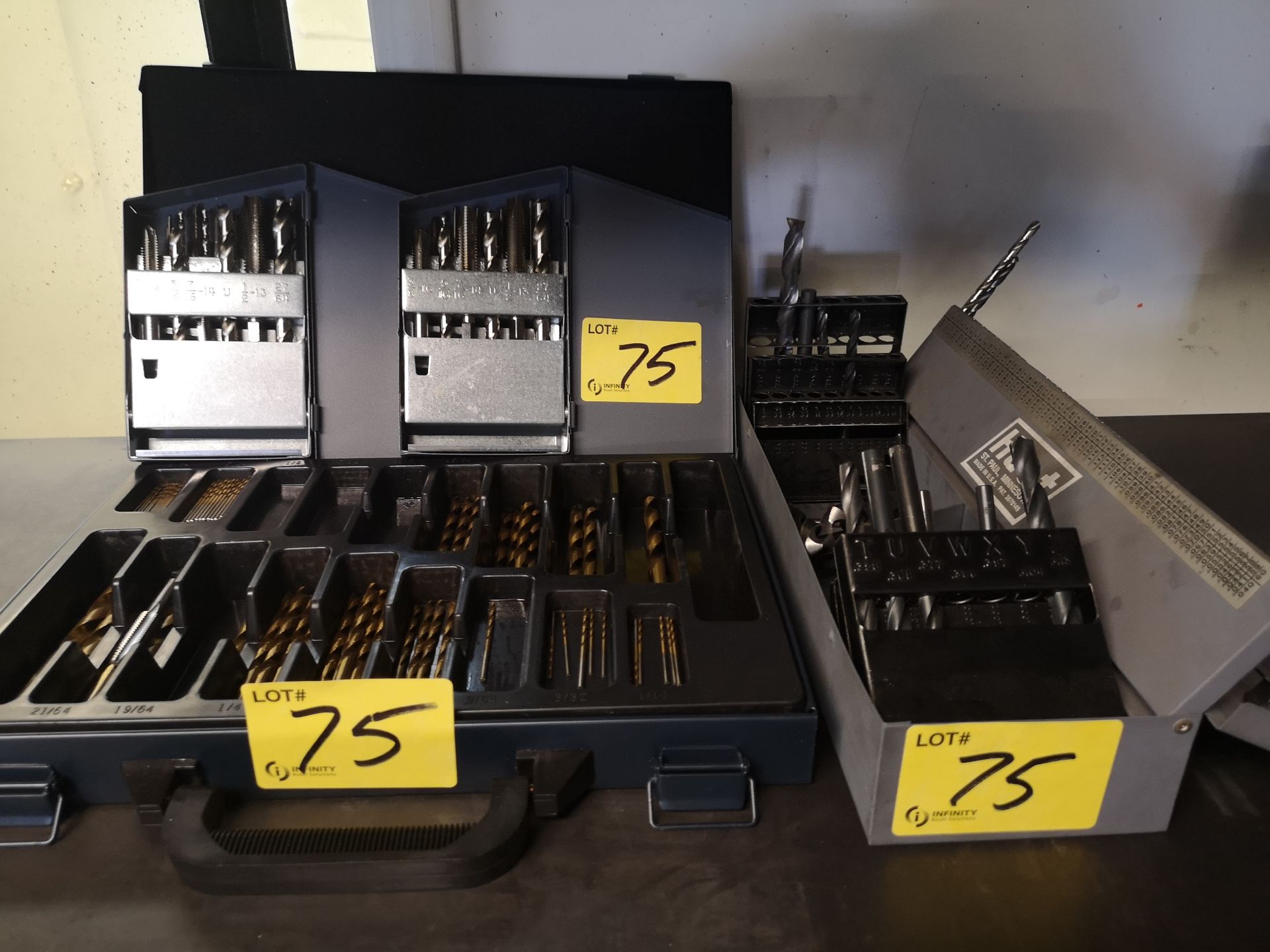 LOT TAPS AND DRILL BITS