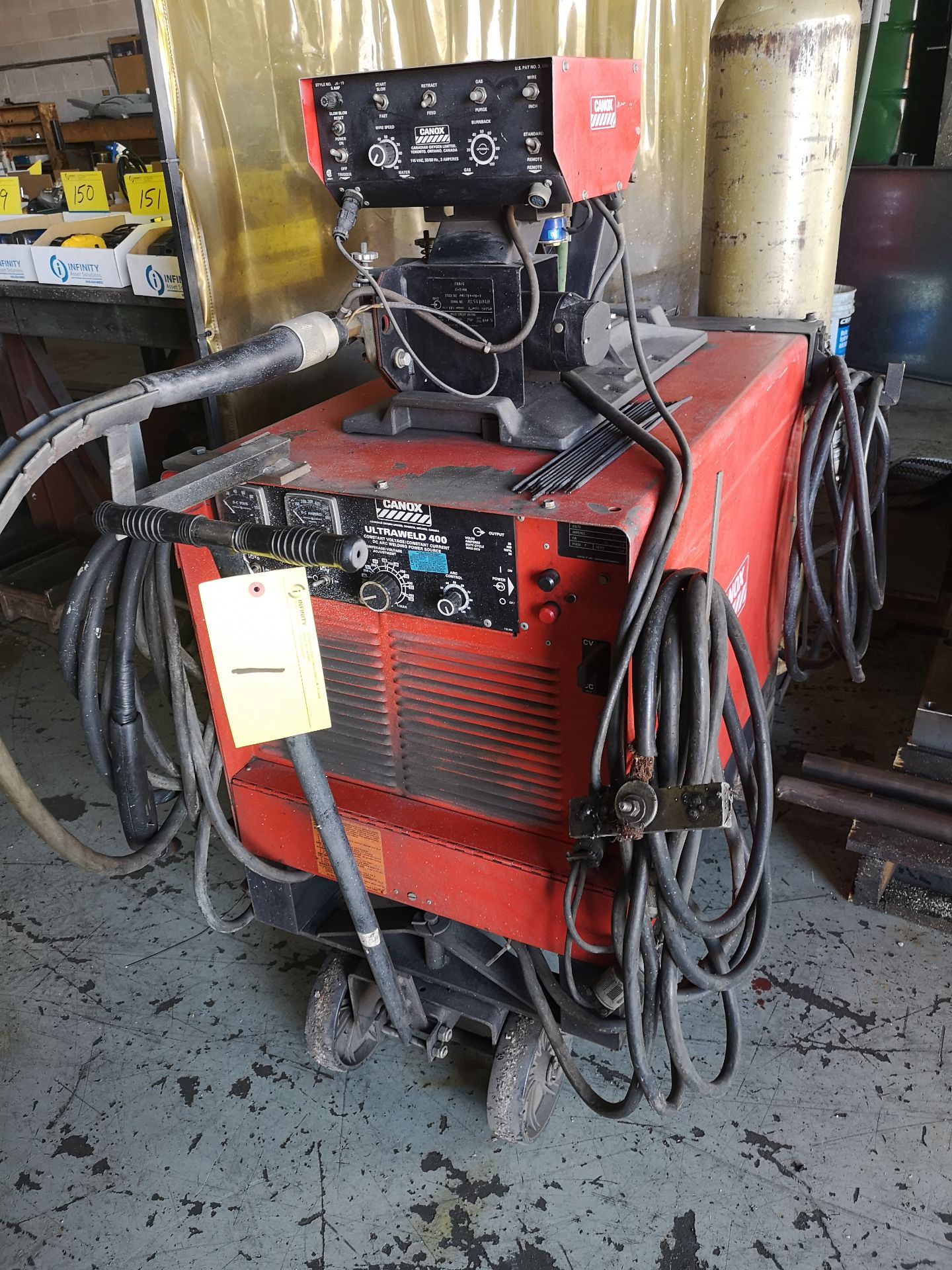 CANOX ULTRAWELD 400 ARC WELDER W/ WIRE FEED