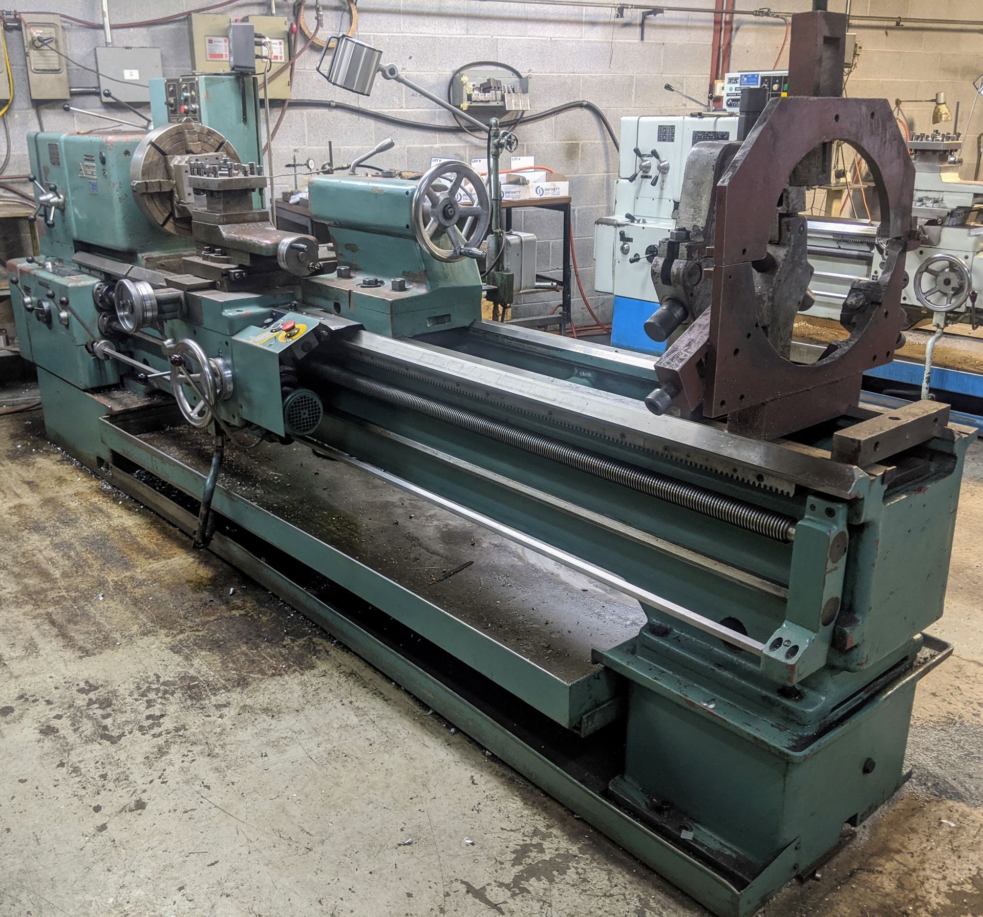 TOS SN63C Lathe, 25” x 80”, Mitutoyo 2-Axis DRO, 16” 4-Jaw Chuck, 4” Bore, Speeds to 1,000 RPM, - Image 2 of 15