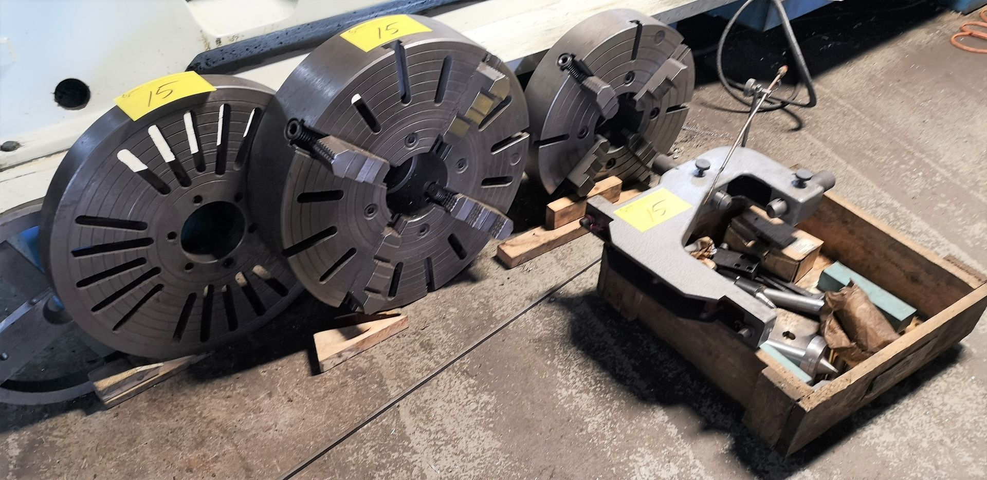 TOS SN71C Lathe, 28” x 120”, Mitutoyo 2-Axis DRO, 16” 3-Jaw Chuck, 3” Bore, Speeds to 1,000 RPM, - Image 14 of 15