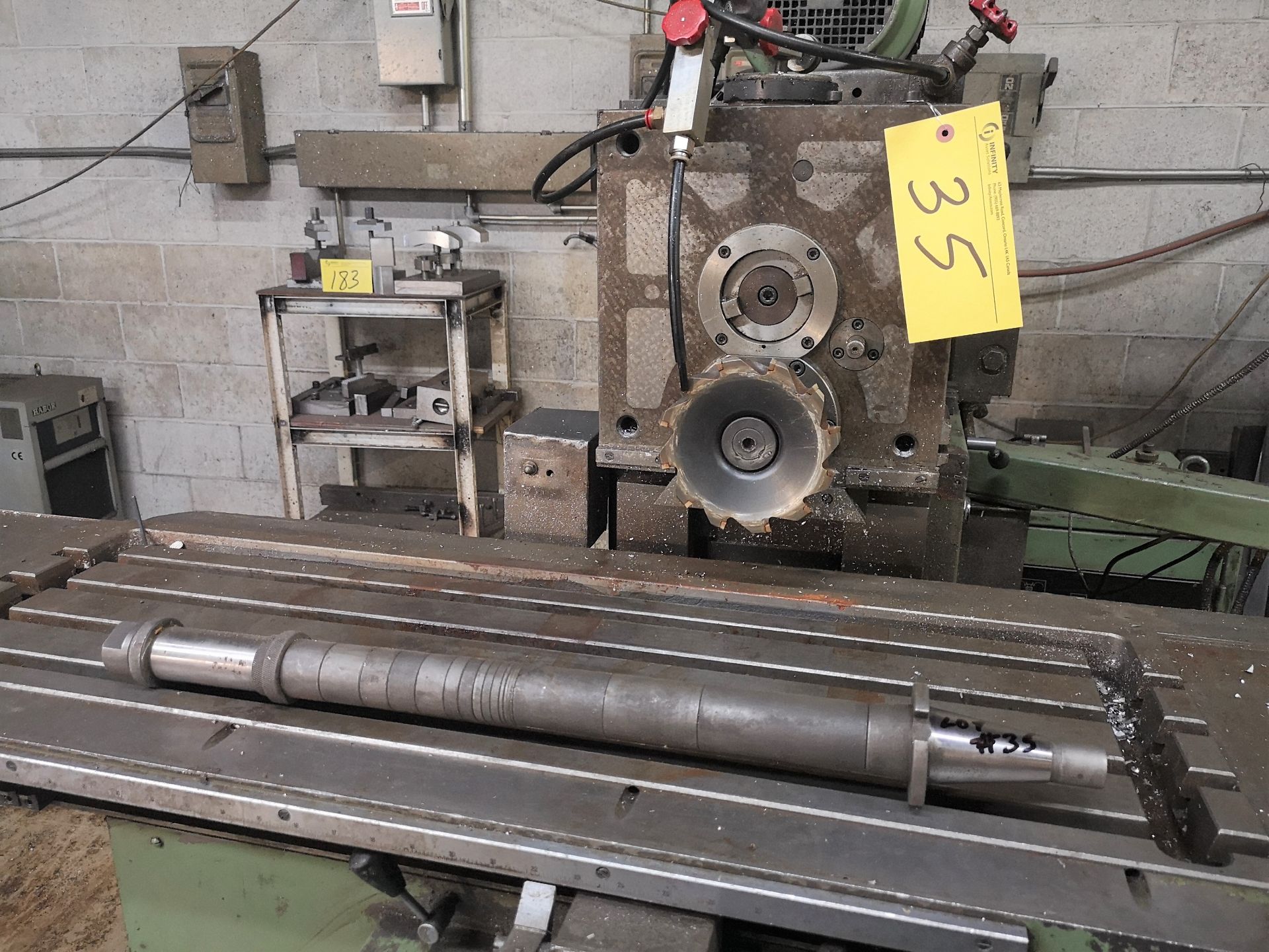 TOS FGS 25.32 Universal Mill, Mitutoyo 3-Axis DRO, 12” x 40” Table, Speeds to 2,240 RPM - Image 12 of 13