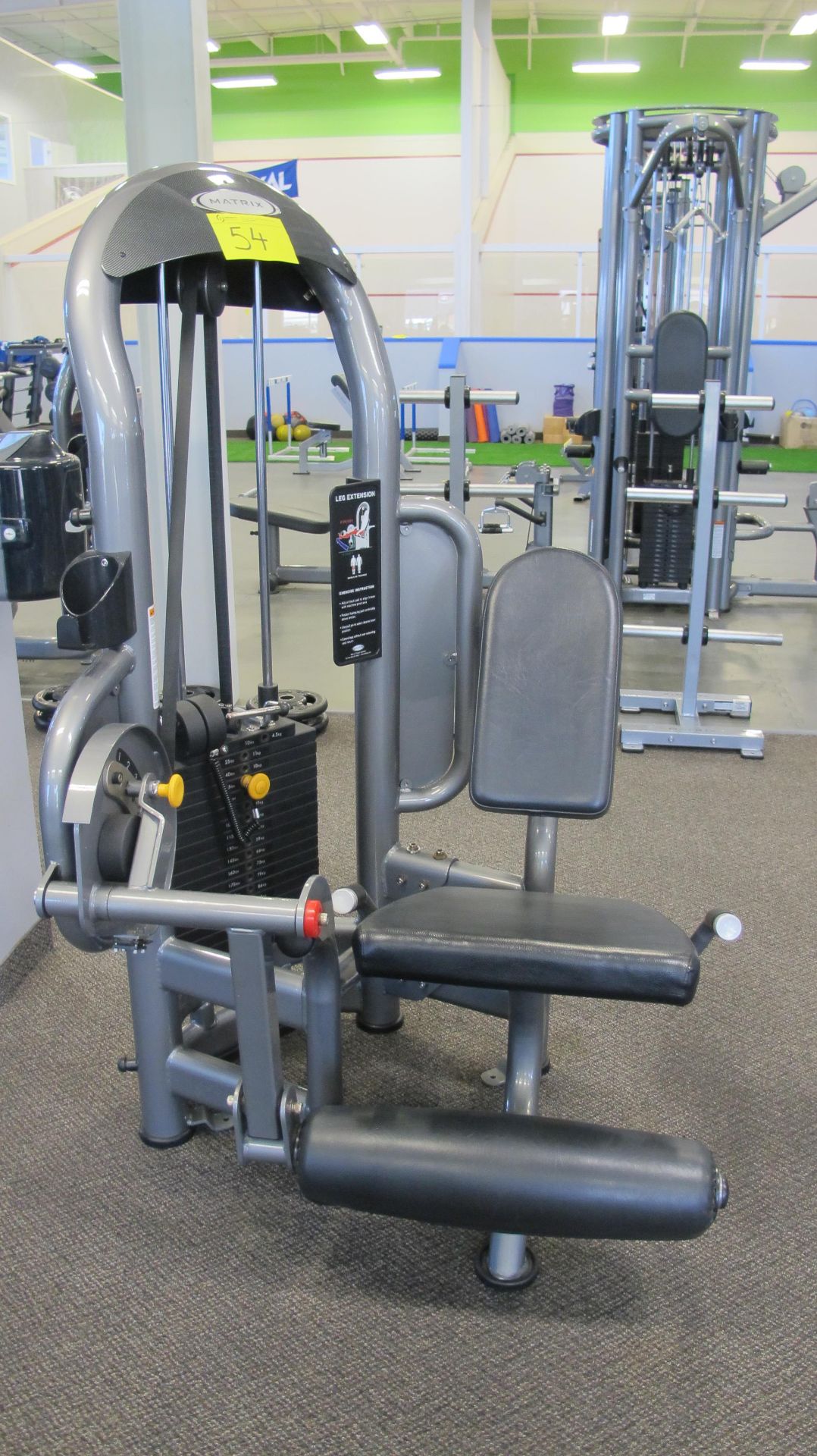 MATRIX G3-S71 Leg Extension Machine - Weight Stack 250lbs, S/N: G3GM08D1111GA006 - Image 2 of 6