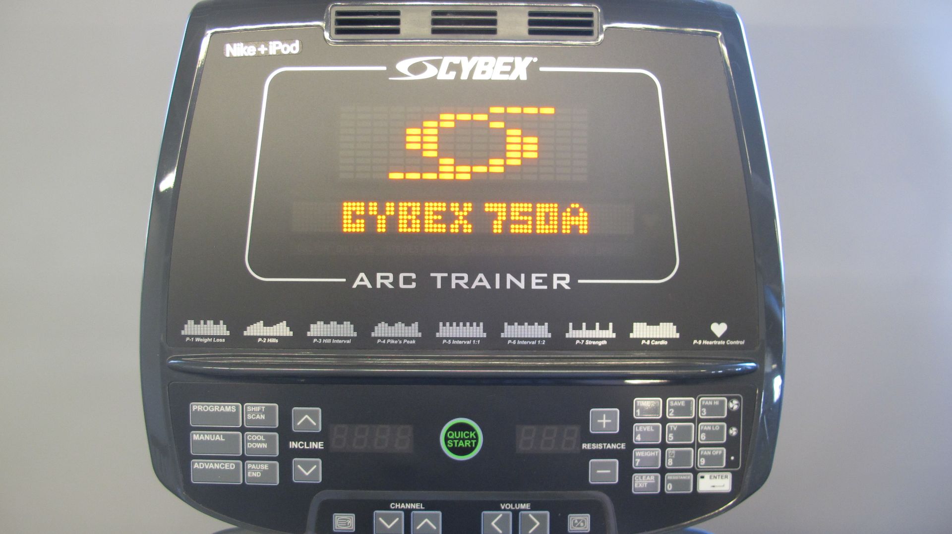 CYBEX "THE ARC" 750AT Arc Trainer w/ TV Screen w/ Satellite Hookup, Digital Display, S/N: - Image 9 of 11