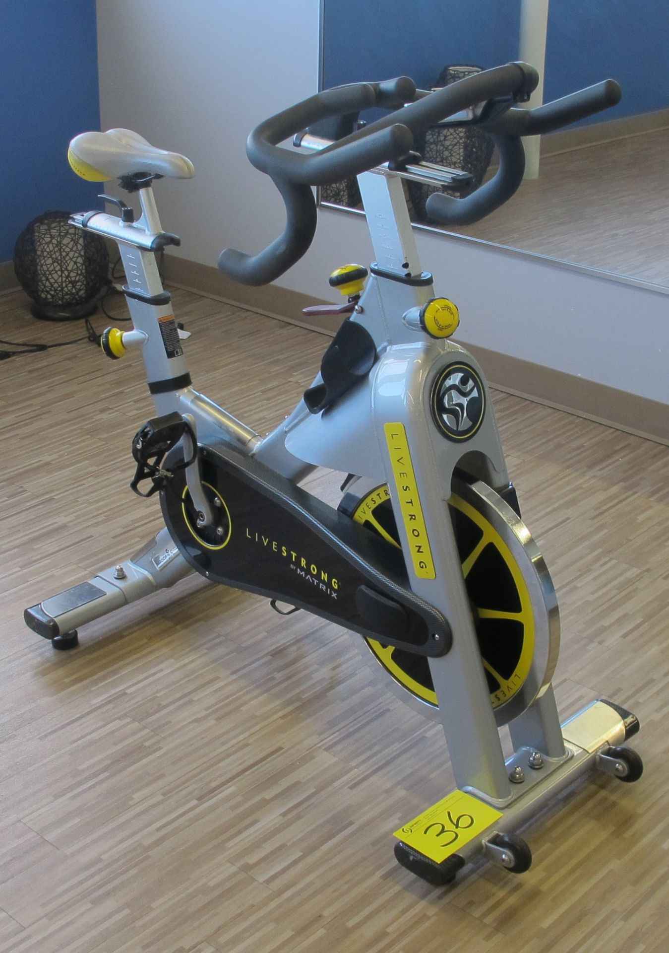 LIVESTRONG LS S-Series Class S Stationary Spin Bike, S/N: LASB0008041-111