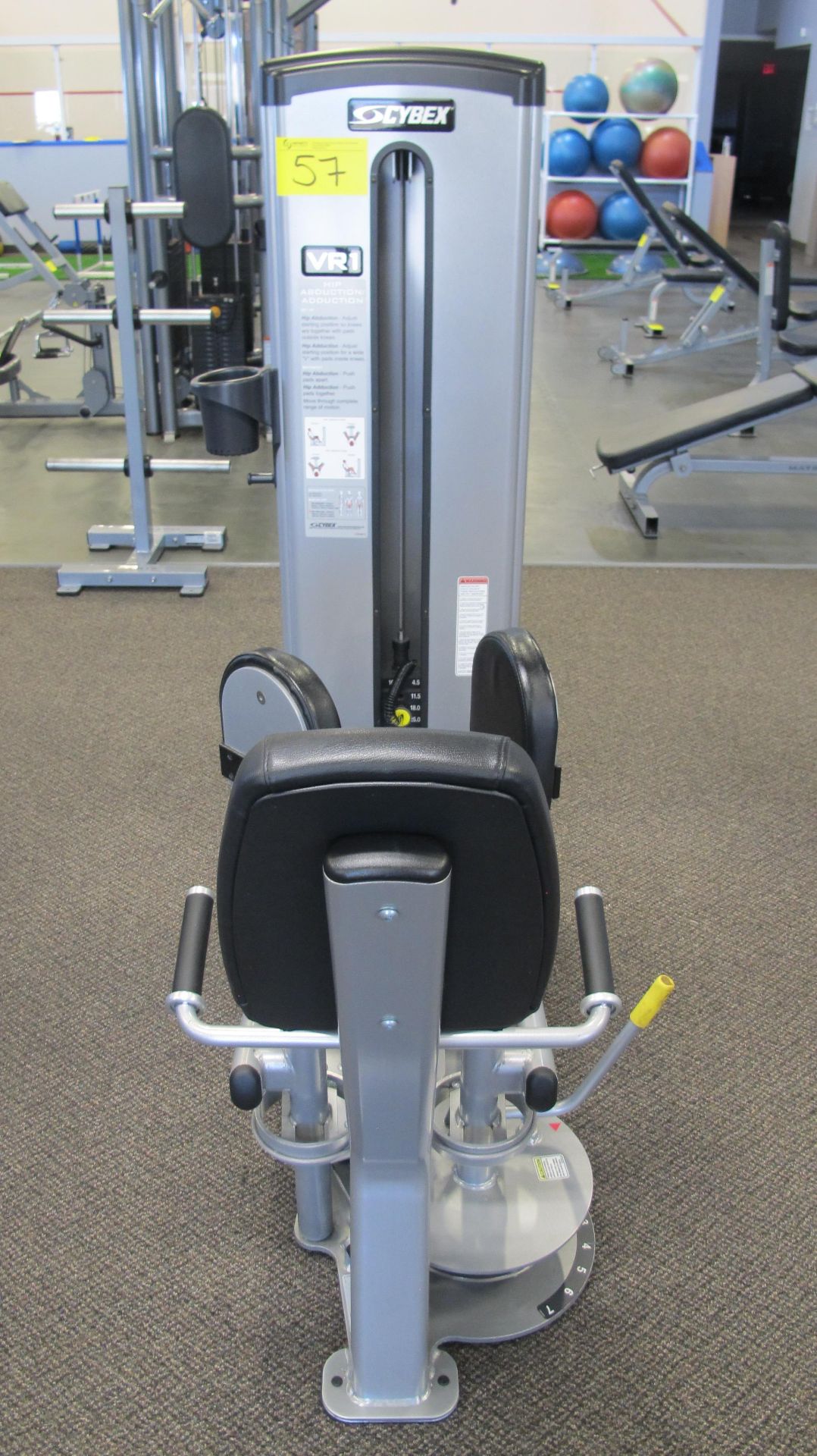 CYBEX VR1 13180-90 Hip Abduction/Adduction Machine - Weight Stack 145lbs - Image 3 of 8