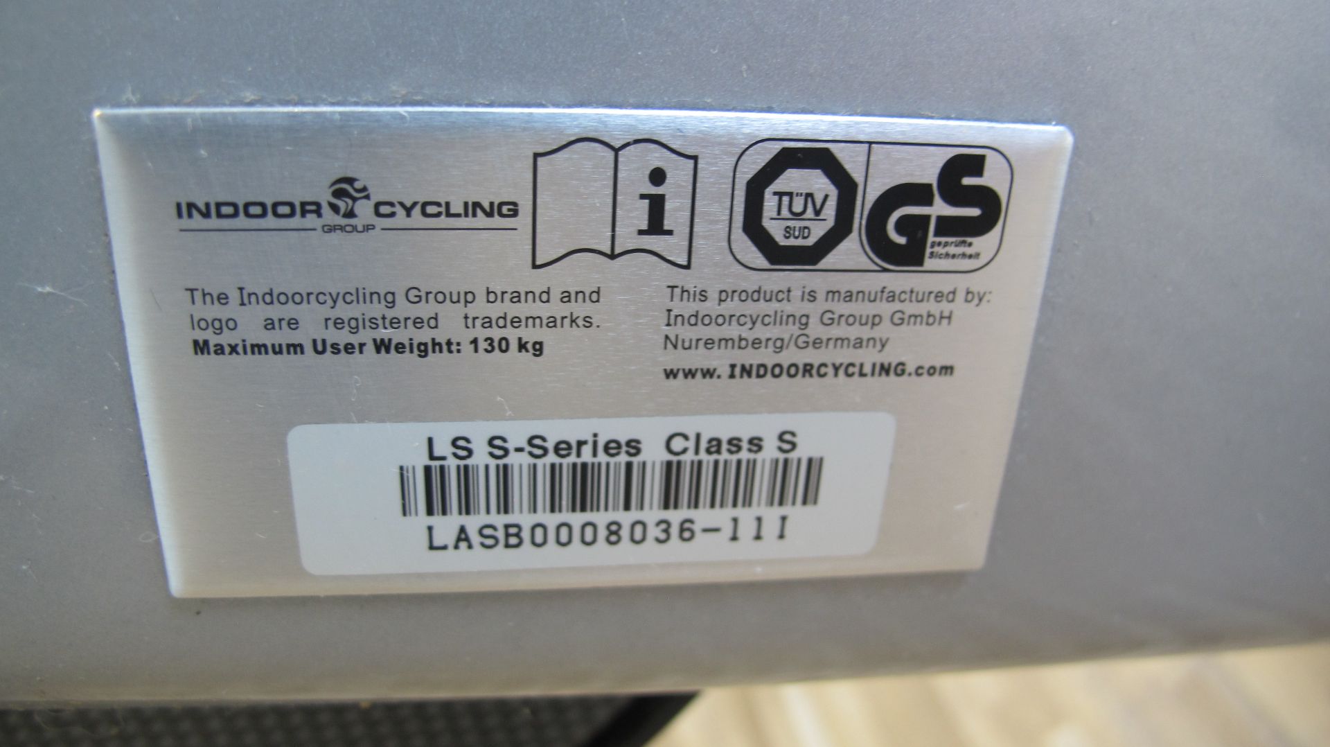 LIVESTRONG LS S-Series Class S Stationary Spin Bike, S/N: LASB0008036-111 - Image 9 of 10