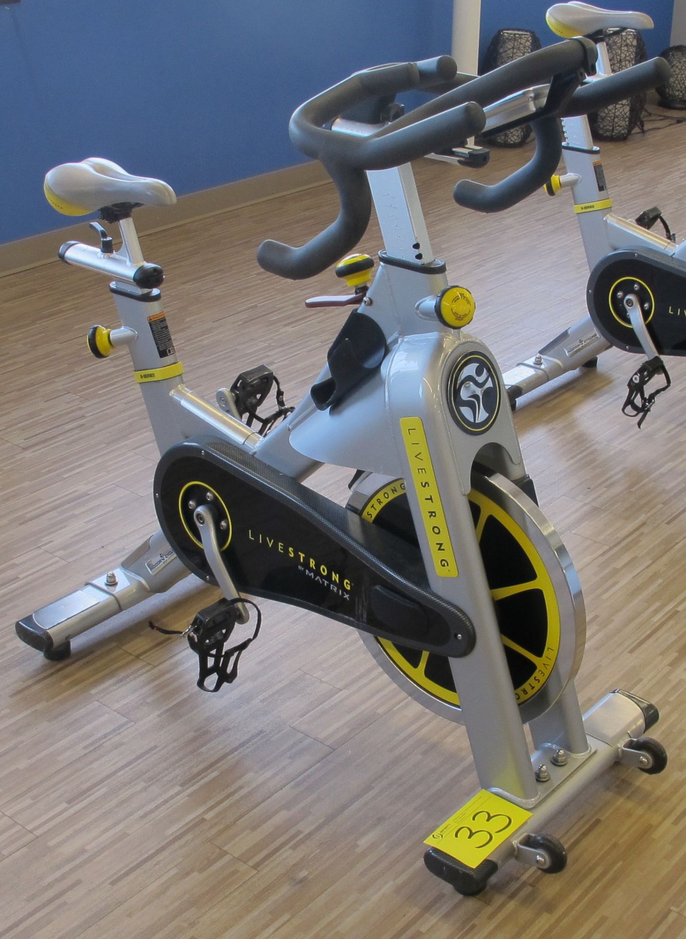 LIVESTRONG LS S-Series Class S Stationary Spin Bike, S/N: LASB0008037-111