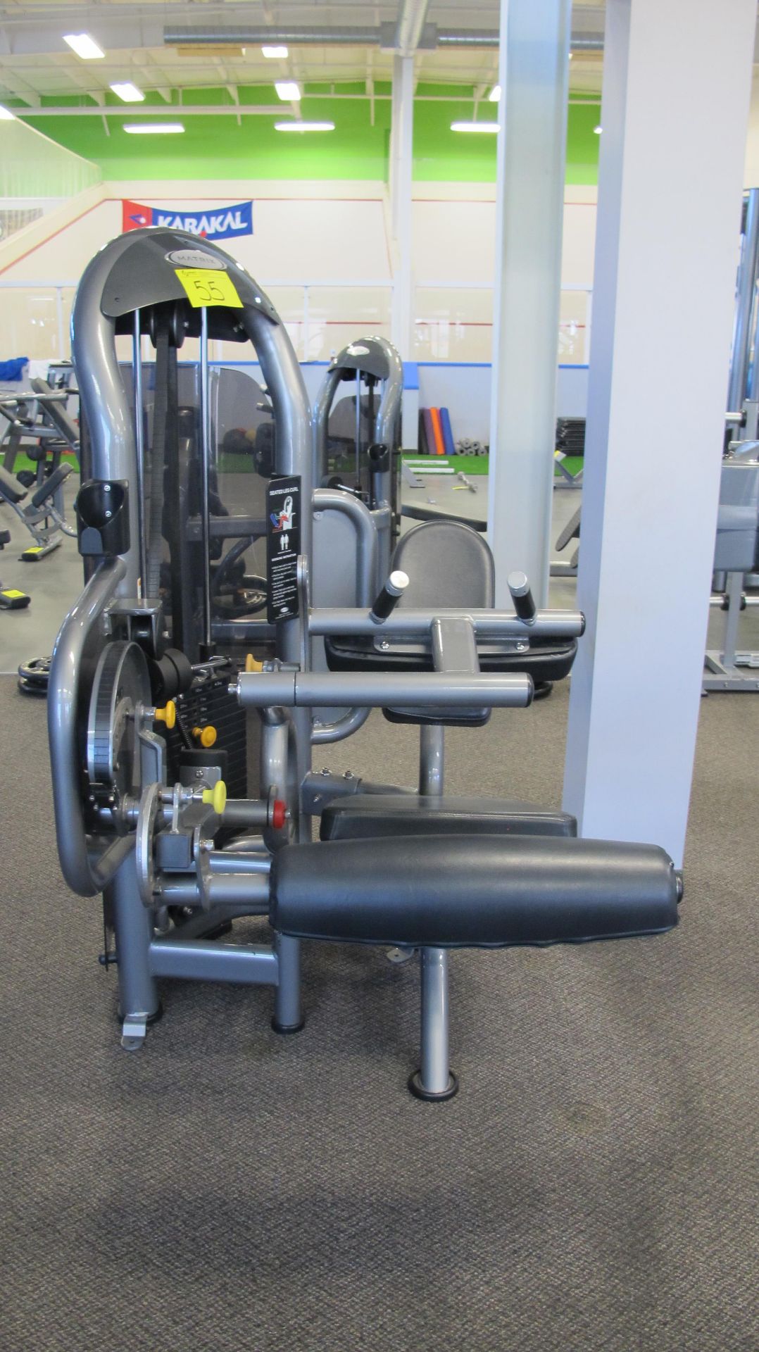 MATRIX G3-S72 Seated Leg Curl Machine - Weight Stack 250lbs, S/N: G3GM09D1111GA005 - Image 2 of 7