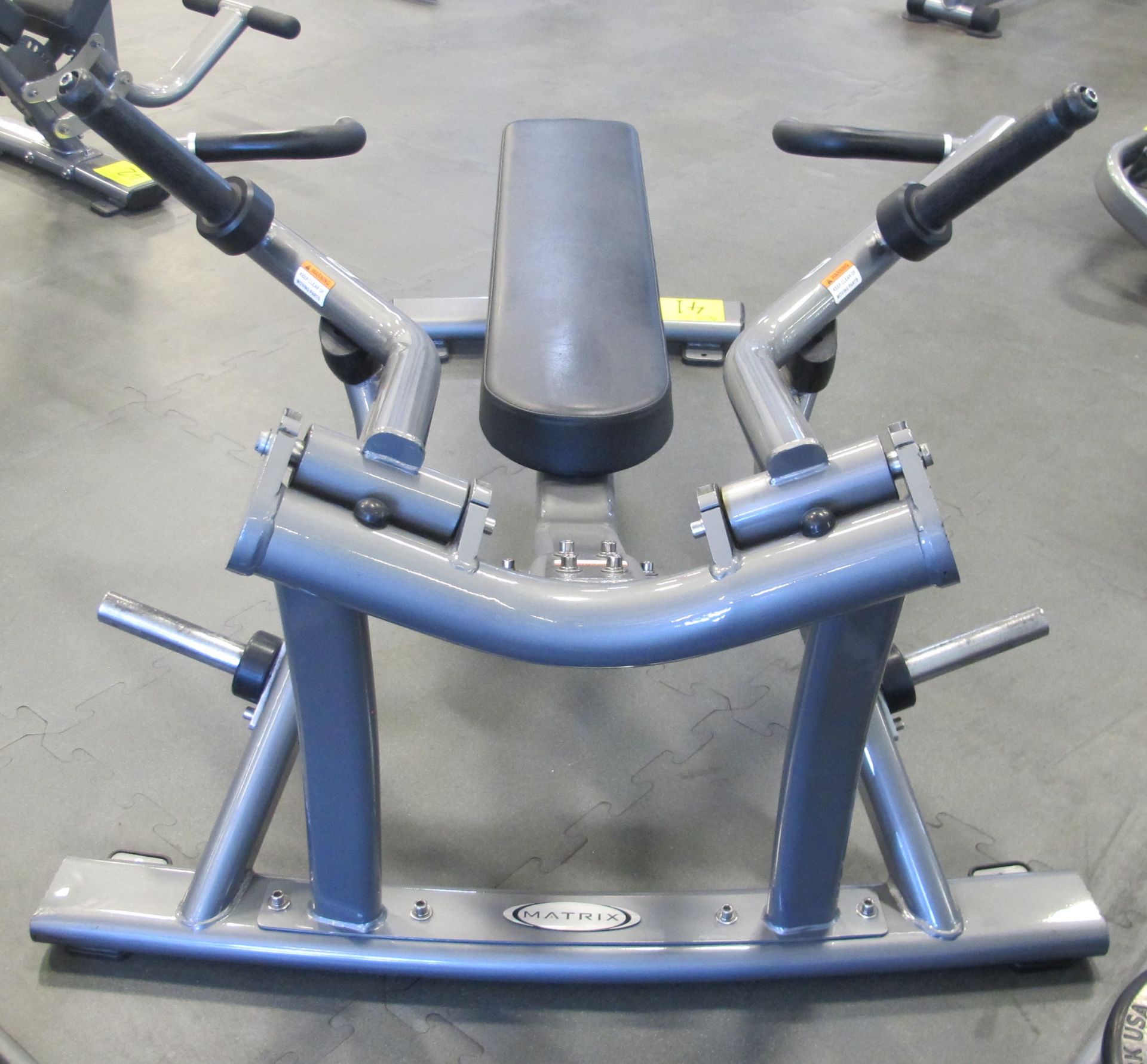 MATRIX Supine Bench Press Machine - Plate Loaded 10lbs Starting Resistance, S/N: G3PL02D1111CA041 - Image 4 of 6