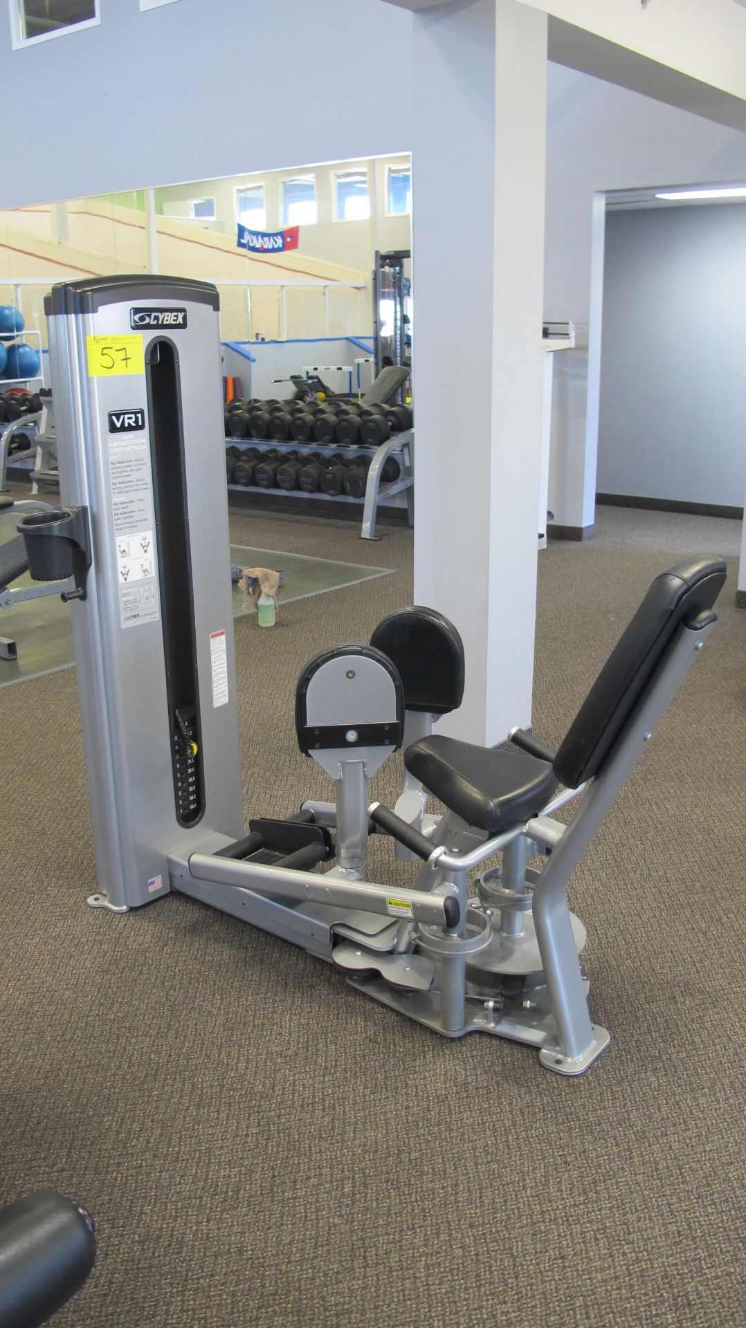 CYBEX VR1 13180-90 Hip Abduction/Adduction Machine - Weight Stack 145lbs - Image 2 of 8